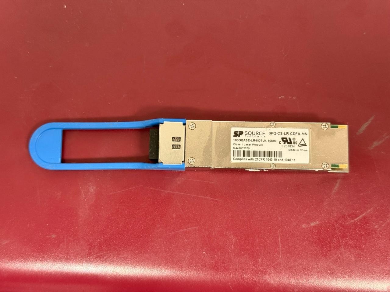 SP Source Photonics SPQ-CS-LR-CDFA-MN 100GBASE-LR4/OTU4 10km Transceiver Module