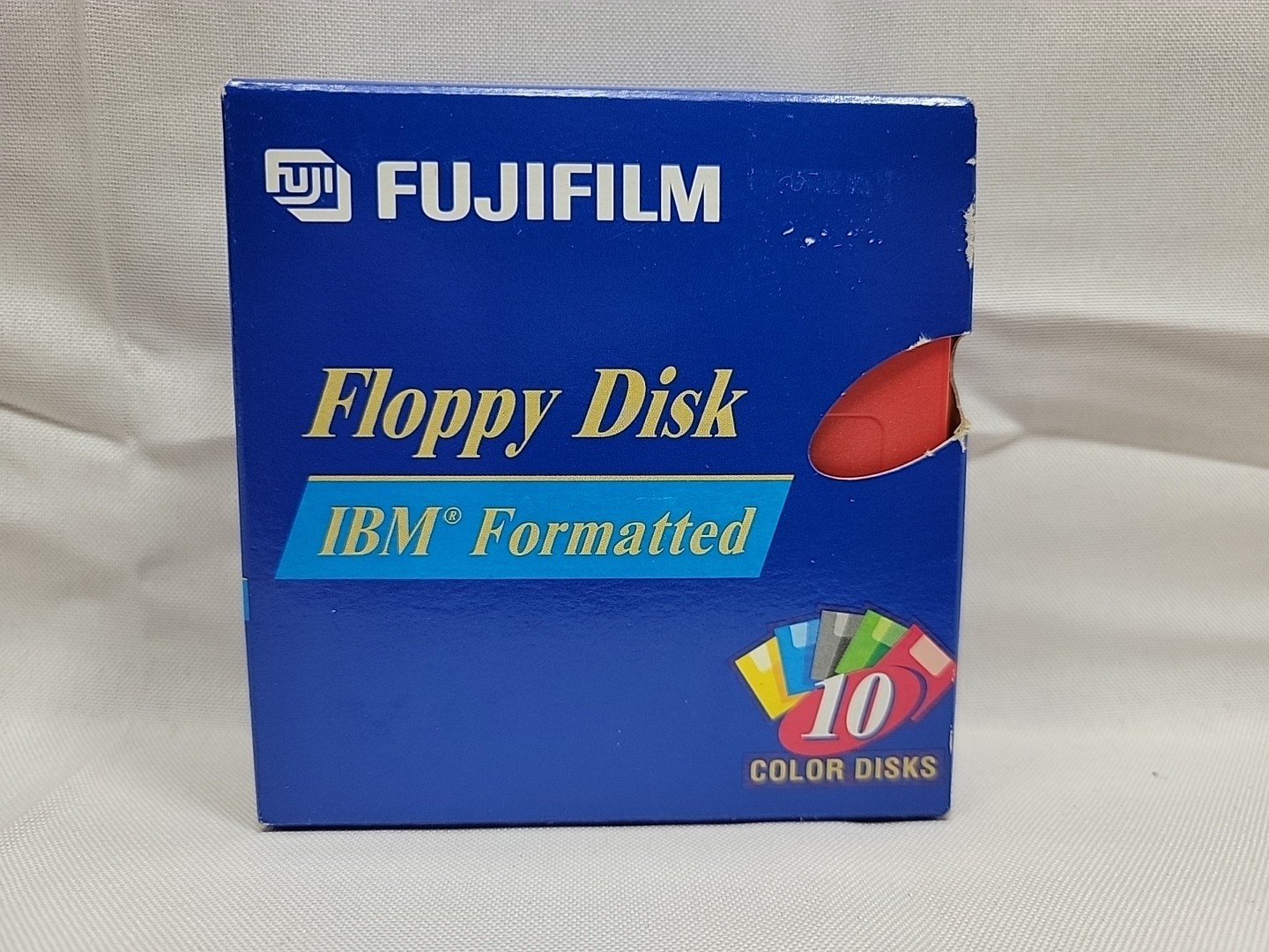 Fujifilm 2HD High Density 3.5" Floppy Disk 10 Pack Retail Sealed Colored 1.44 MB