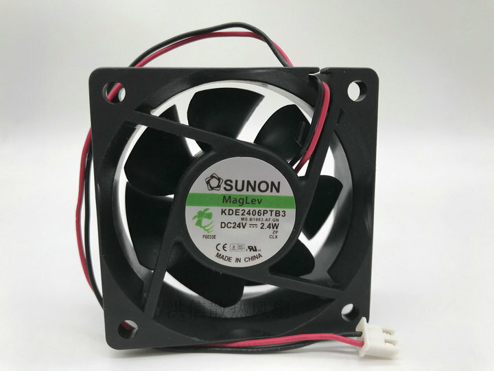 1 PCS SUNON Fan KDE2406PTB3 DC 24V 2.4W 60*60*25MM 2 PIN Inverter fan