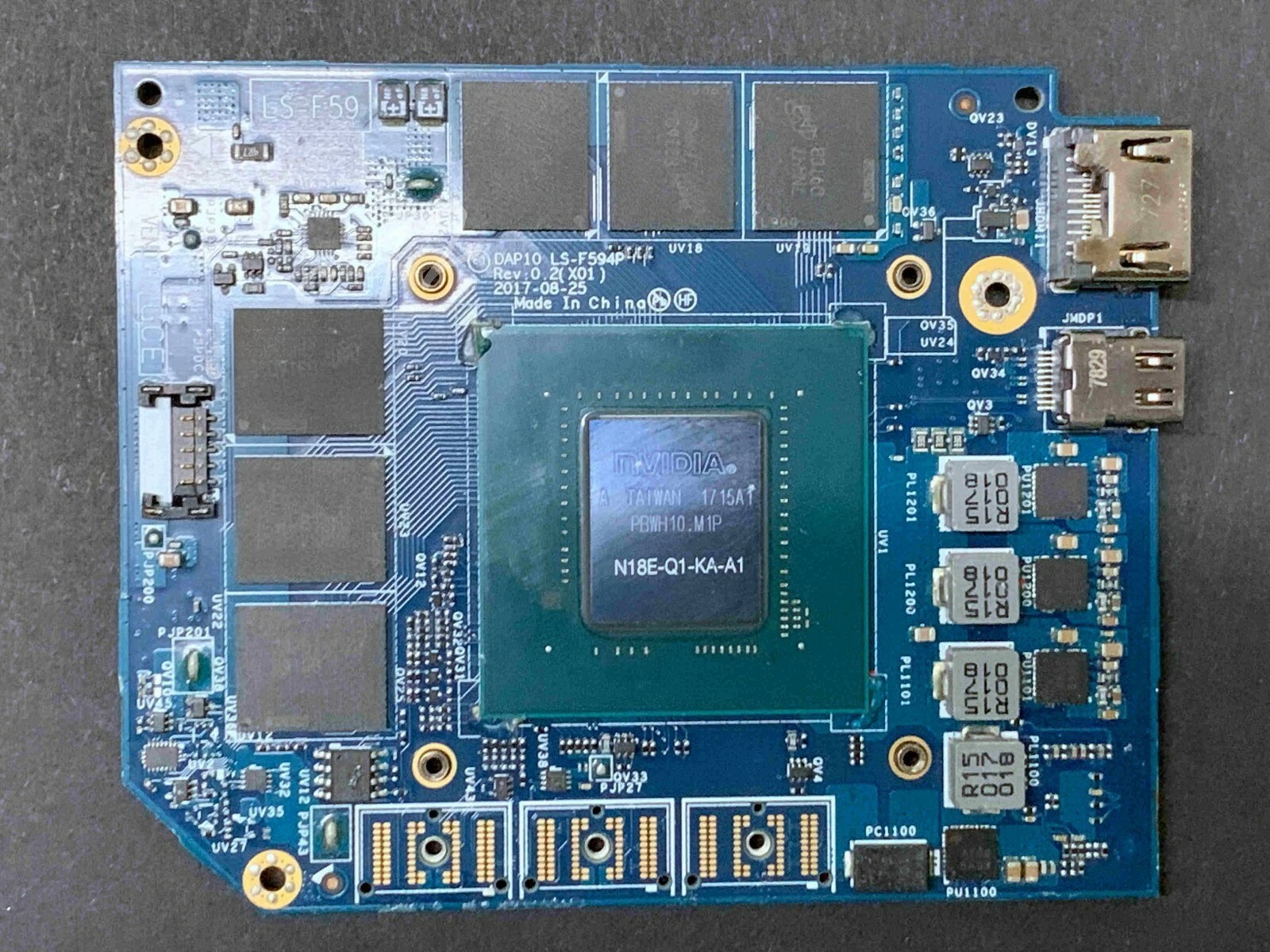 for Dell Precision 7530 Quadro P3200 6GB Video Graphics Card N18E-Q1-KA-A1 XDVC6