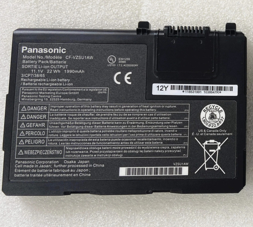 Genuine CF-33 22WH Battery For Panasonic CF-VZSU1AW Standard CF33 Toughbook  OEM
