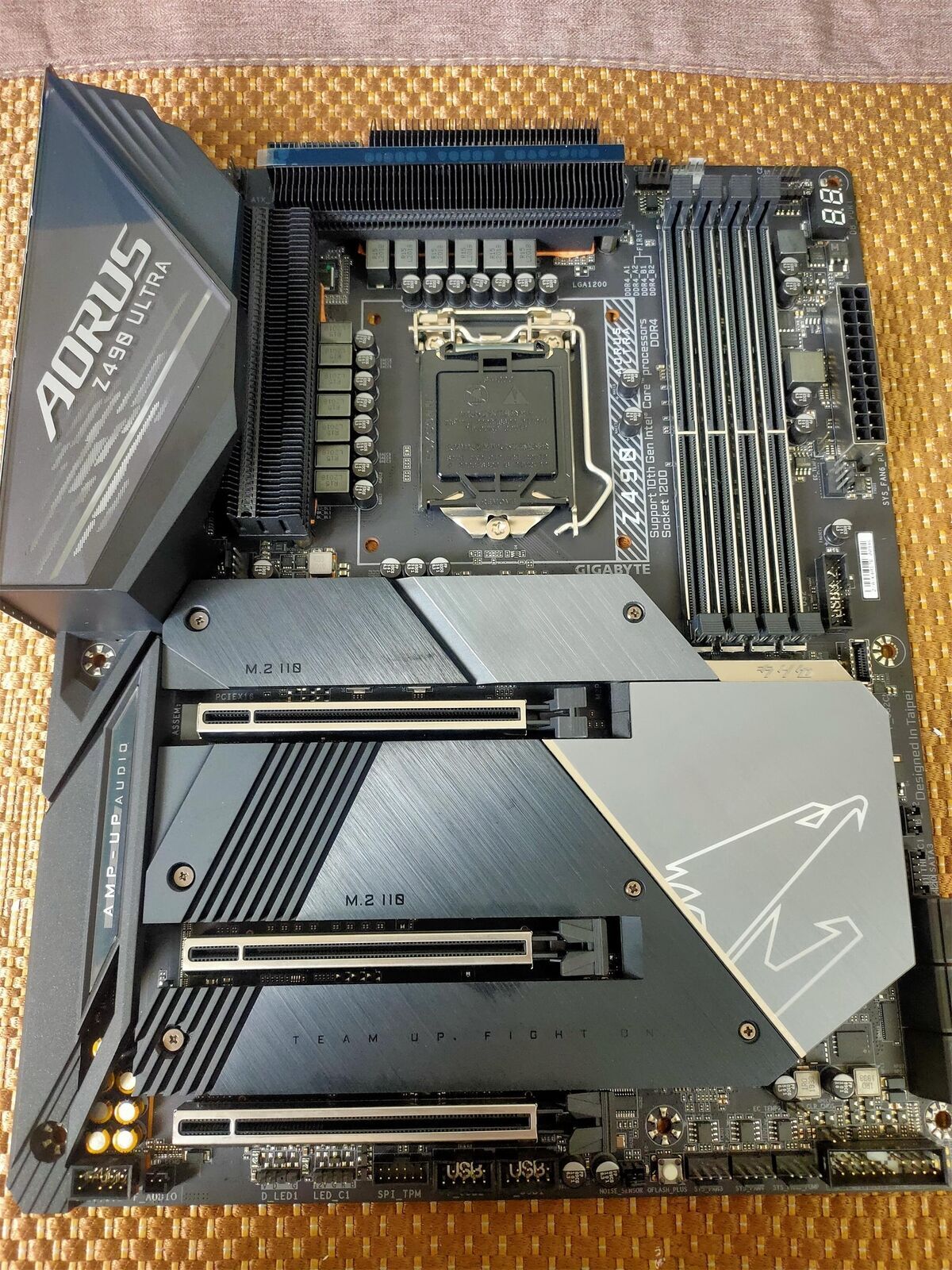 FOR GIGABYTE Z490 AORUS ULTRA DDR4*4 LGA1200 HDMI 128GB Motherboard Test OK