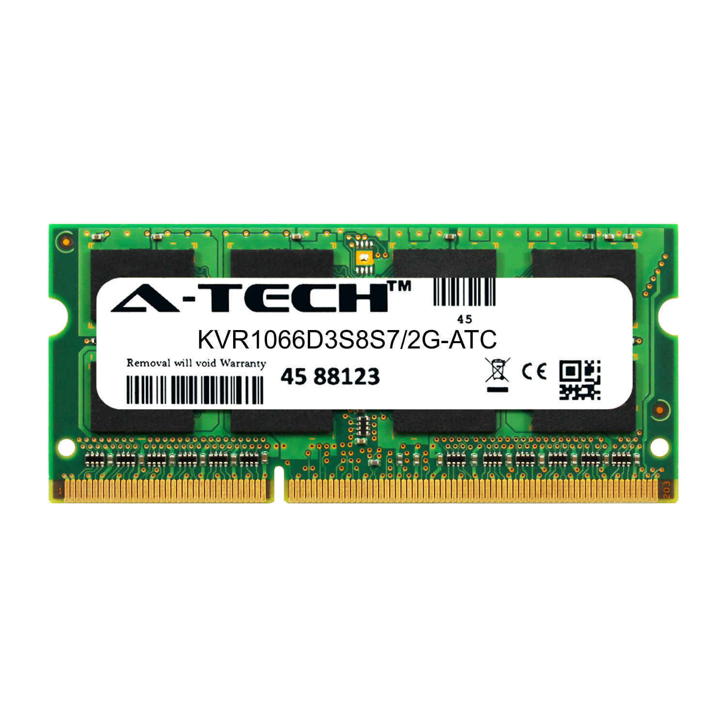 2GB DDR3 PC3-8500 SODIMM (Kingston KVR1066D3S8S7/2G Equivalent) Memory RAM