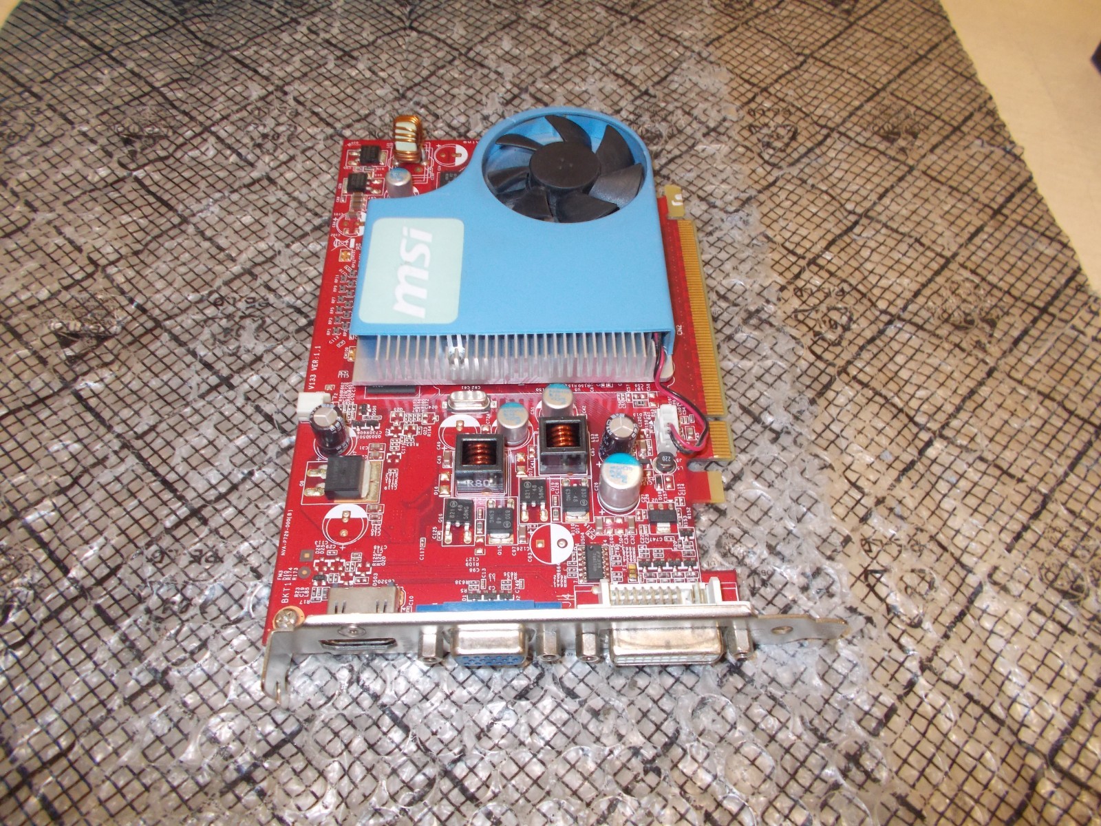 MSI Nvidia GeForce 9500 GT 512MB PCI-E Video Card DVI/HDMI V133 VER:1.1