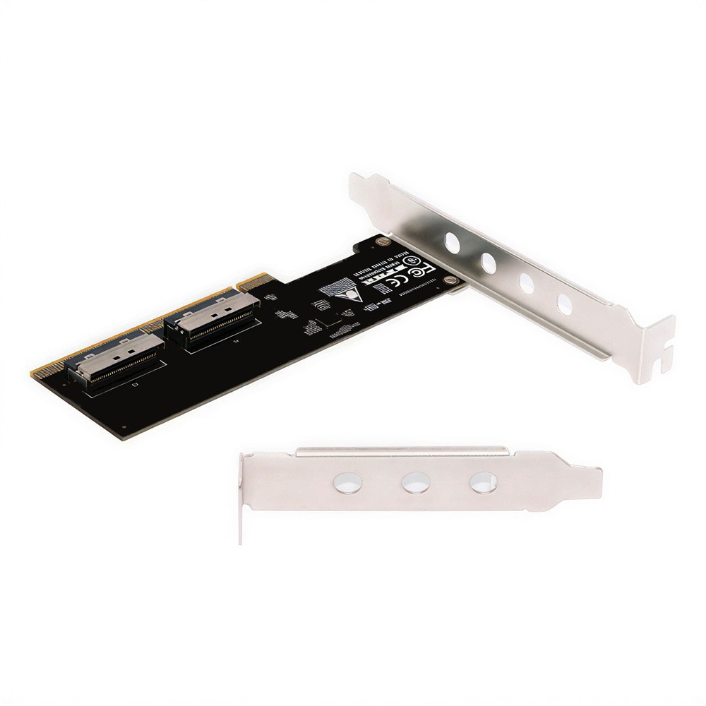 CY PCIe 5.0 x16 to Dual MCIO 8x VROC RAID Adapter, SFF-TA-1016, for SSD/GPU