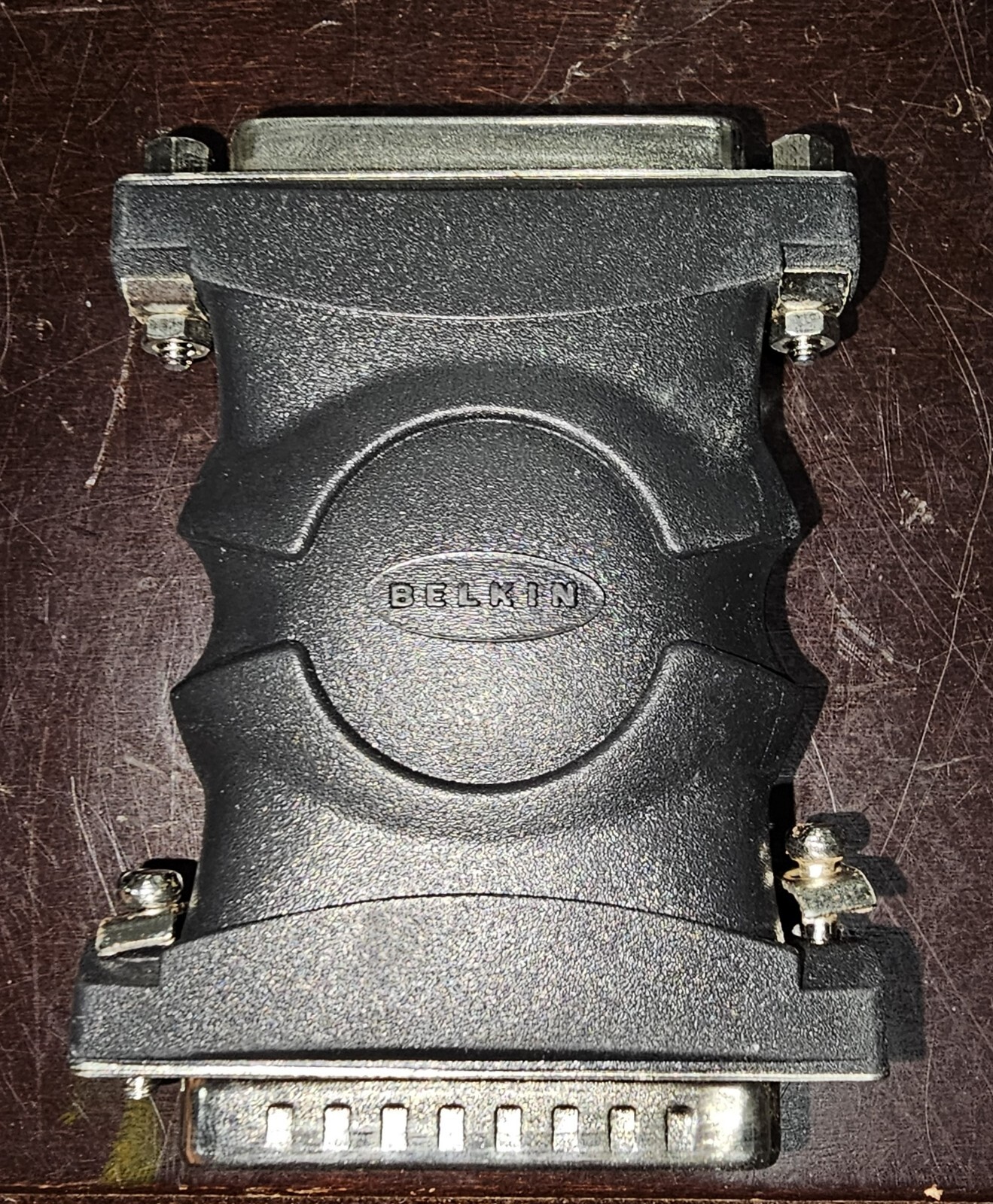 DB25 Null-Modem Adapter  DB25 Male - DB25 Female  Belkin Brand F4A602 New