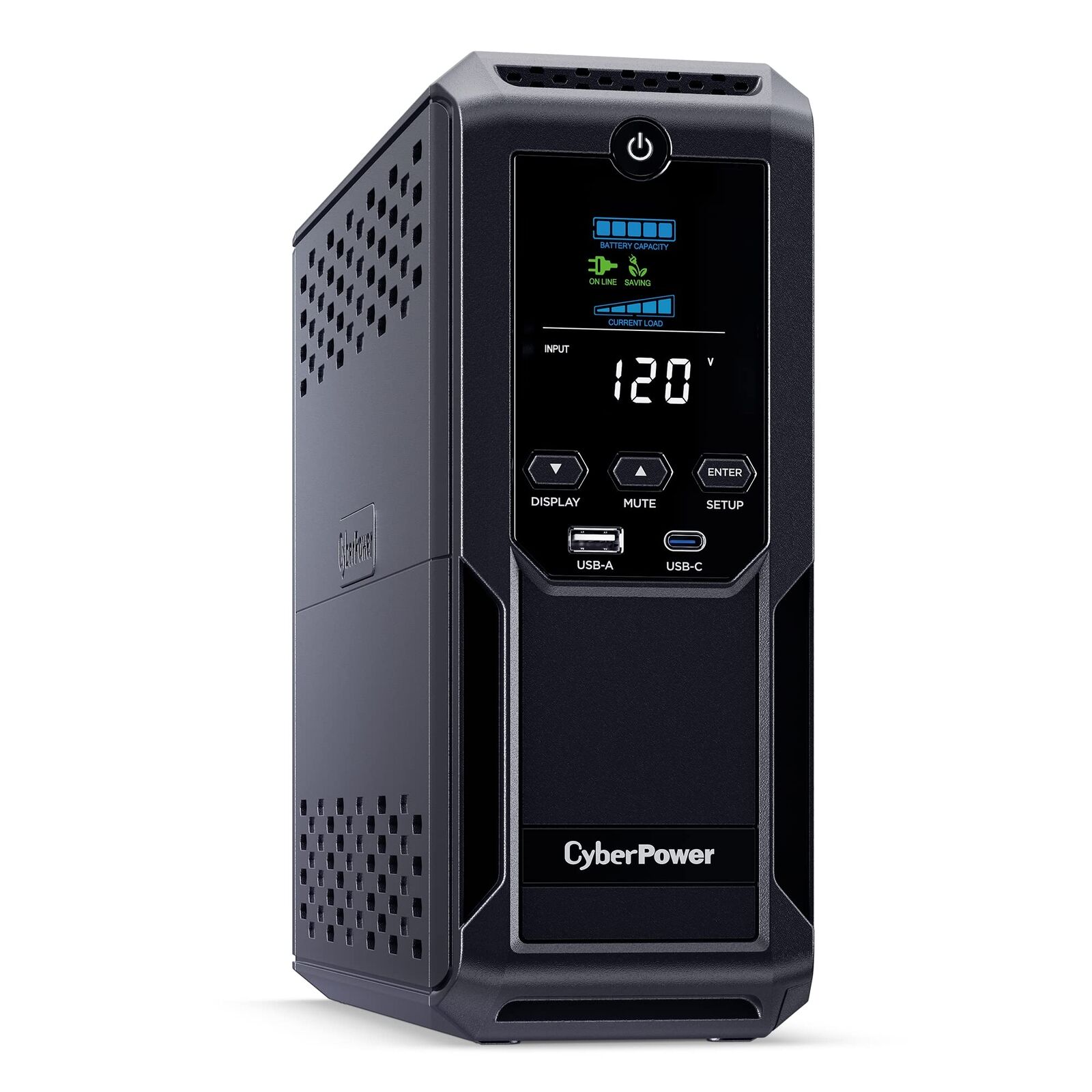 CyberPower CP1500AVRLCD3 Intelligent LCD UPS System, 1500VA/900W, 12 Outlets,...