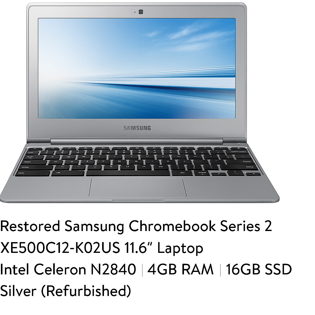 Samsung Chromebook 2 XE500C12 11.6in N2840 4GB 16GB eMMC + Charger