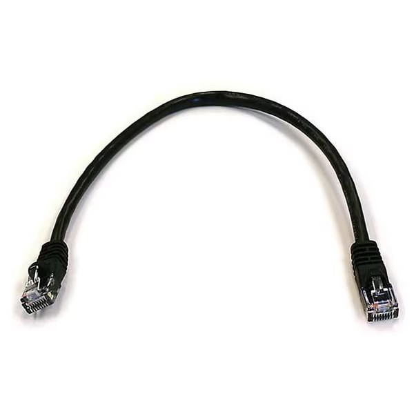 Monoprice Patch Cord,Cat 6,Booted,Black,1.0 ft. 2288 Monoprice 2288 844660022886