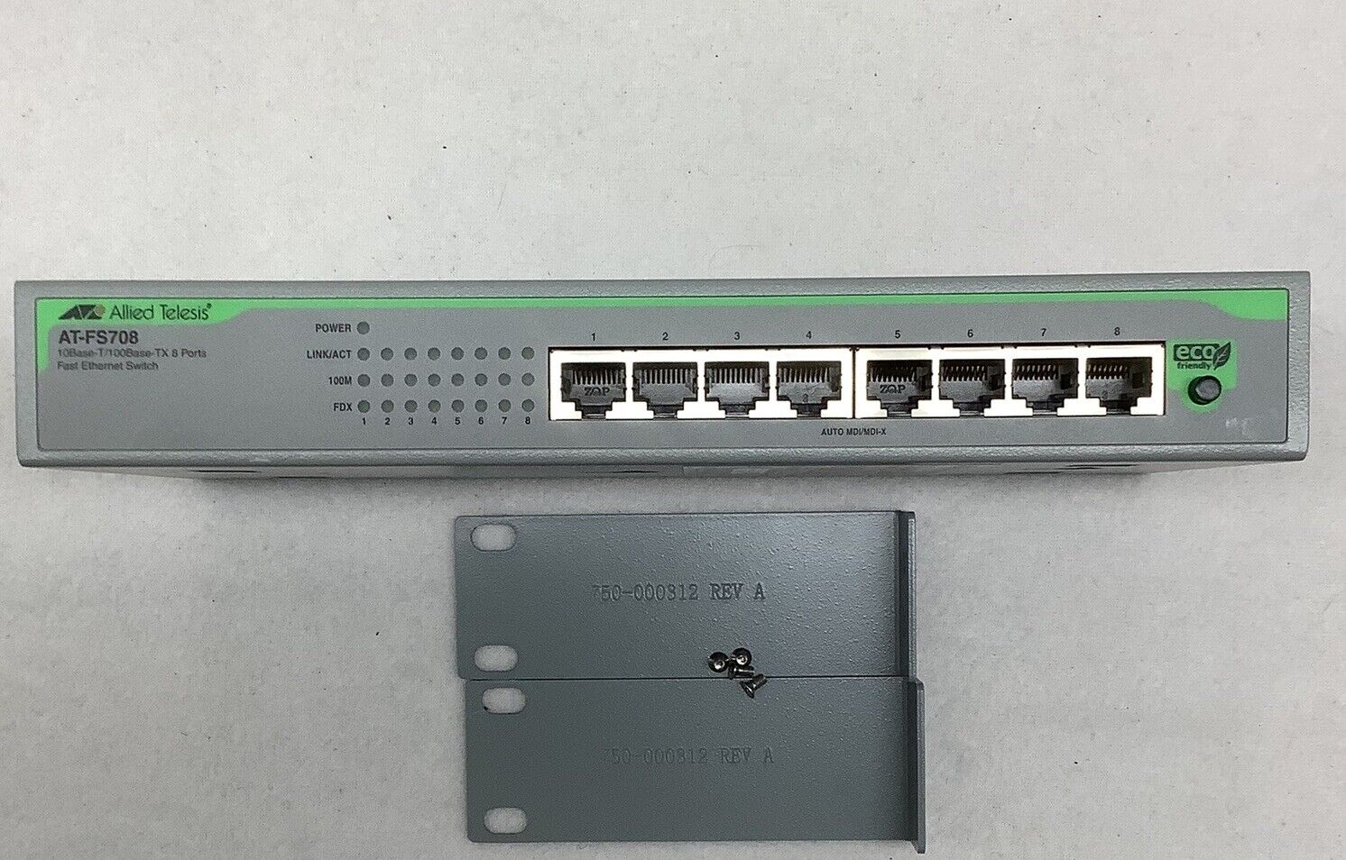 Allied Telesis AT-FS708 8-Port Fast Ethernet Switch 10/100 Mbit