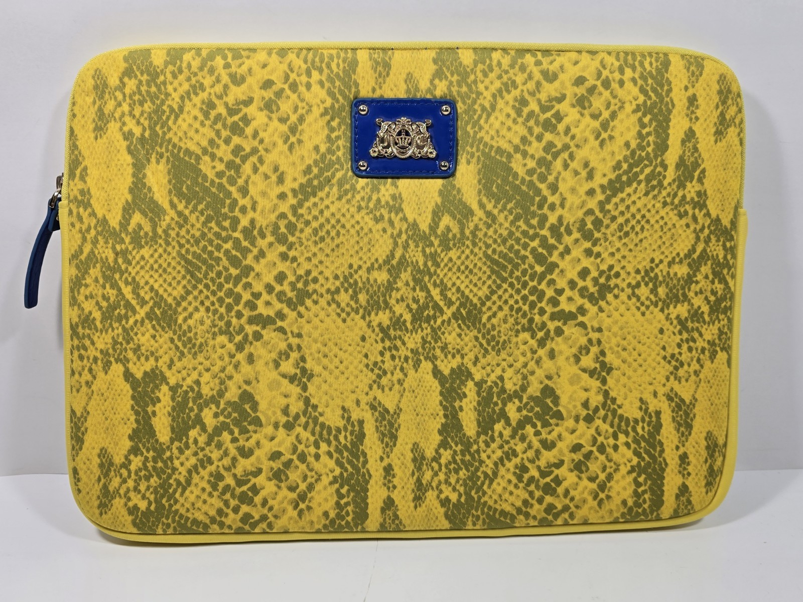Juicy Couture Yellow Swirl Neoprene 3rd Gen iPad Sleeve Case Cover - New No Tag