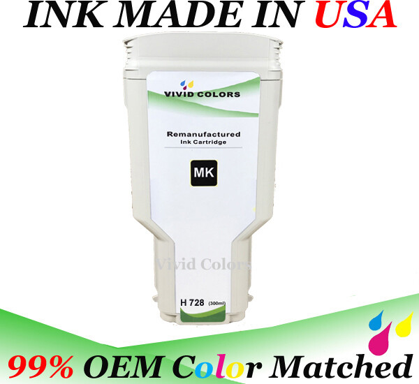 Reman MK F9J68A for HP 728 Ink Cartridge for T730 T830 Printer 300ML