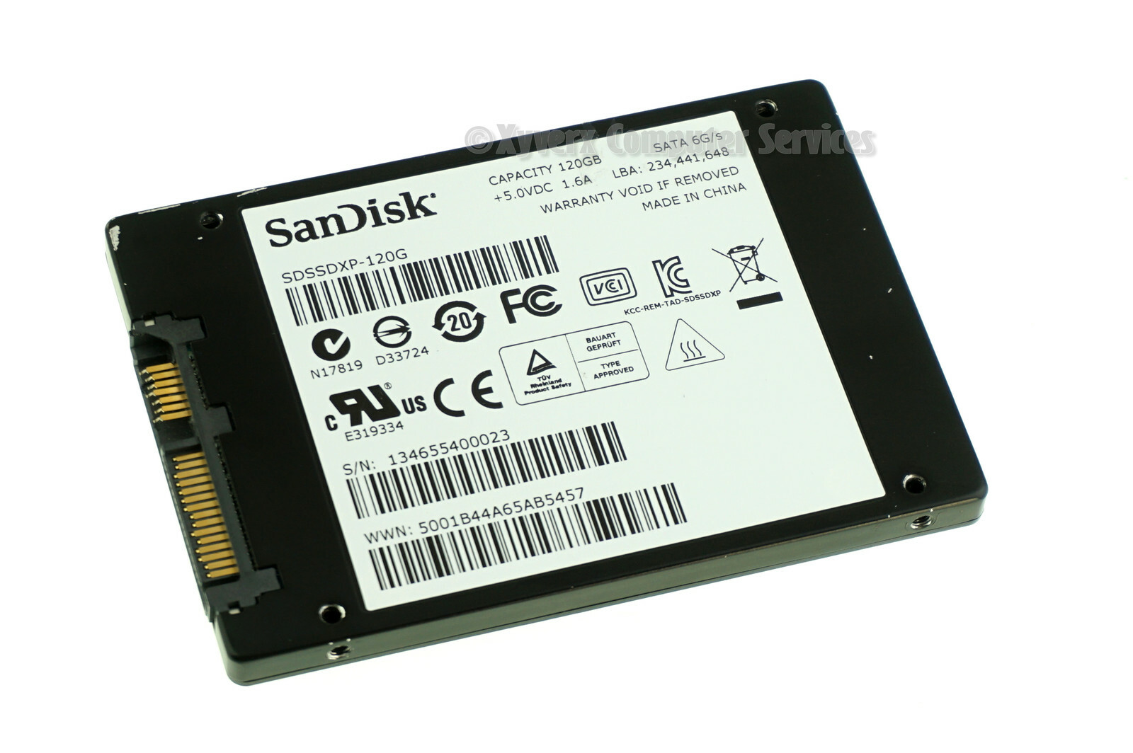 SDSSDXP-120G GENUINE SANDISK SSD DRIVE 120GB (GRADE A)(CA210)