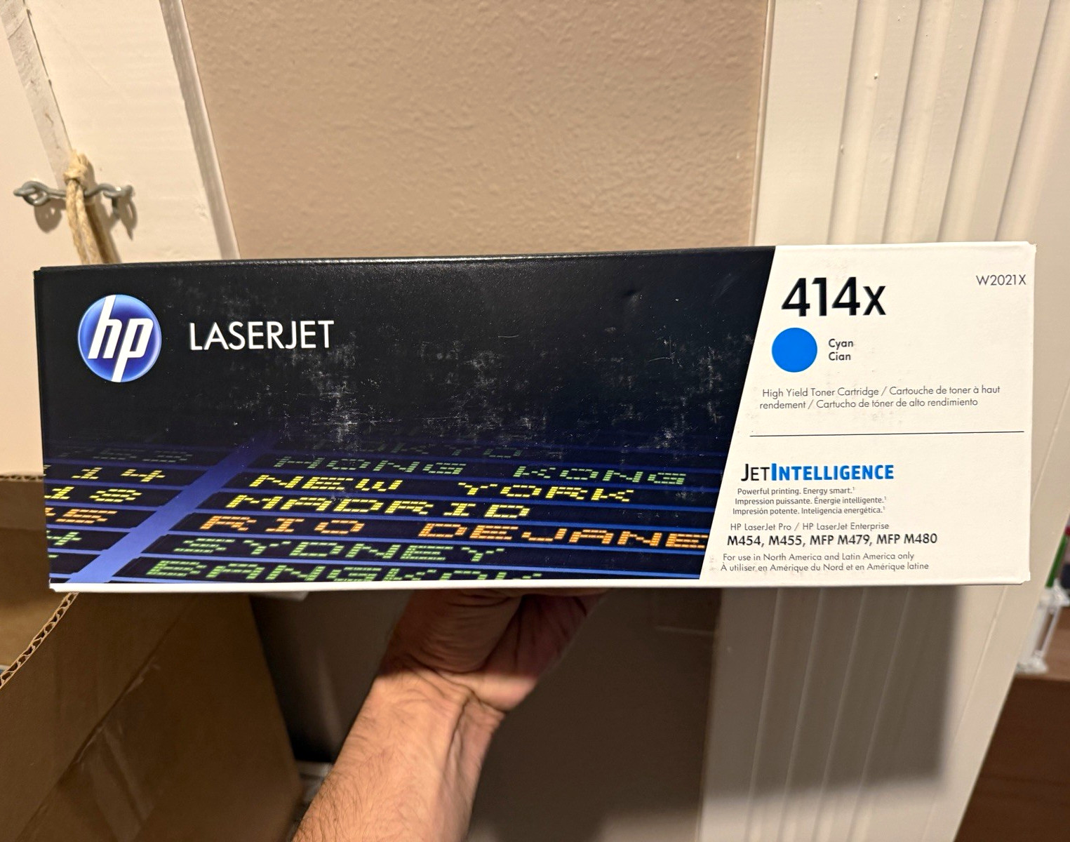 HP 414X Cyan High Yield Toner Cartridge W2021X for LaserJet Pro M454/M479