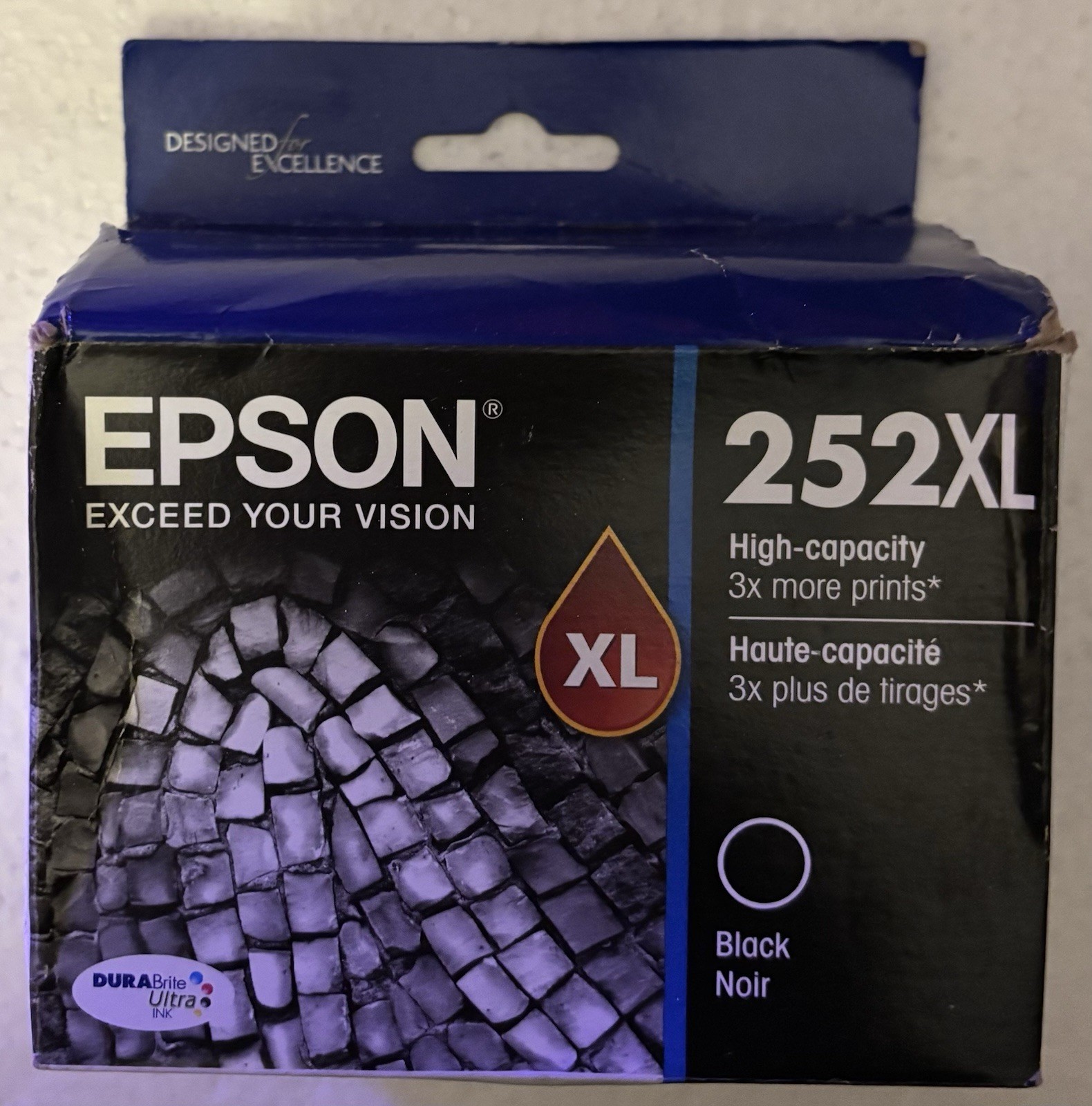 Genuine Epson 252XL High Capacity Black Ink Cartridge 2024 NEW/SEALED