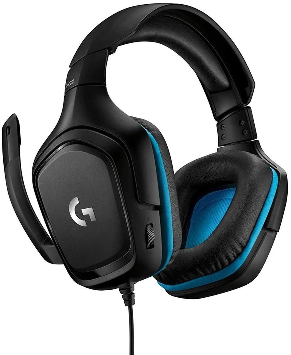 Logitech G432 DTS:X 7.1 Surround Sound Wired Gaming Headset