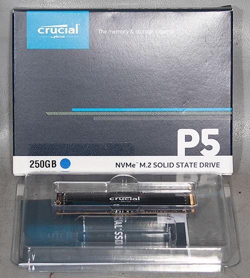 NEW Crucial Micron CT250P5SSD8 P5 NVMe PCIe M.2 2280 250GB SSD/Solid State Drive