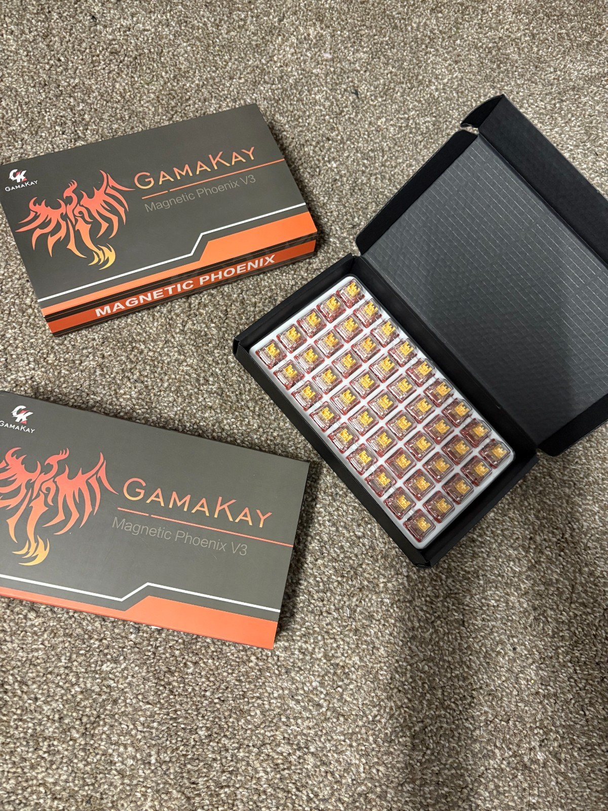 90 Pcs, Gamakay Magnetic Phoenix V3 Switches (Silent)