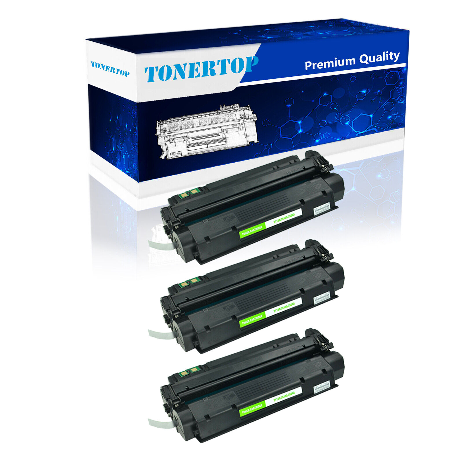 3PK C7115A 15A Toner Cartridge Fits for HP LaserJet 3320N 3330 3380 MFP Printer