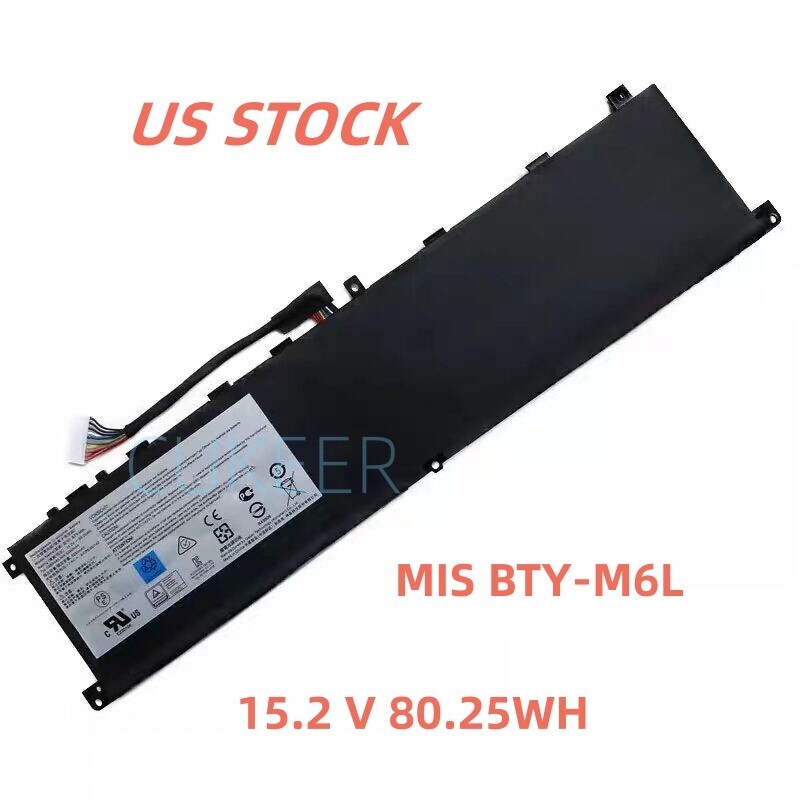 Genuine BTY-M6L Battery MSI GS65 P65 PS63 GS65 Stealth Thin8SE 8SF MS-16Q2 OEM