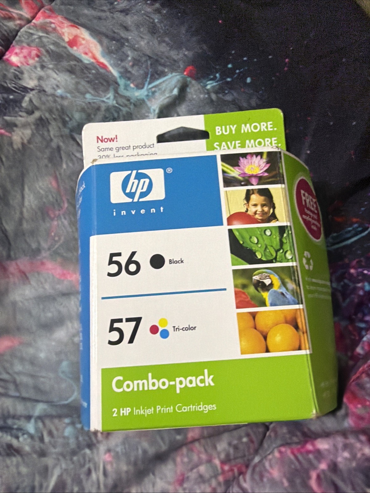 HP Invent Ink Cartridge 56 Black 57 Tri-color Inkjet Print Combo Pack NEW/SEALED
