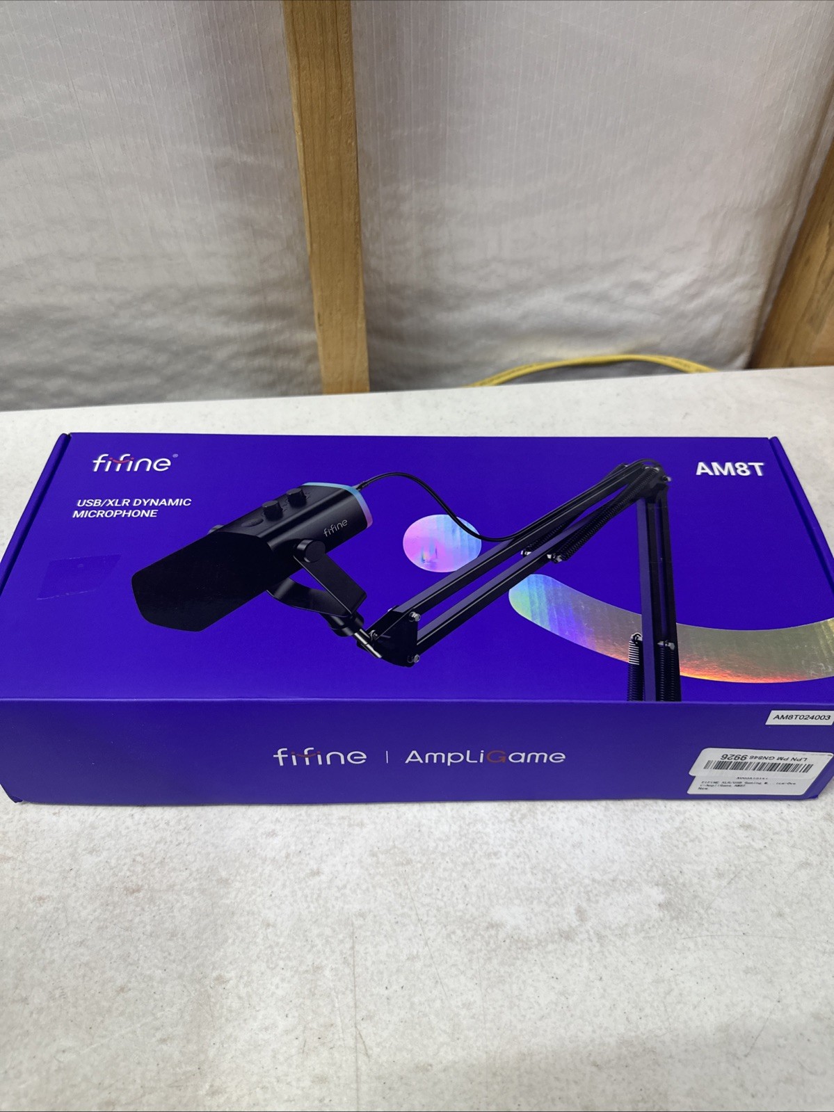 Fifine Ampligame  Microphone Kit AM8T RGB, Gaming, Podcasting & Streaming
