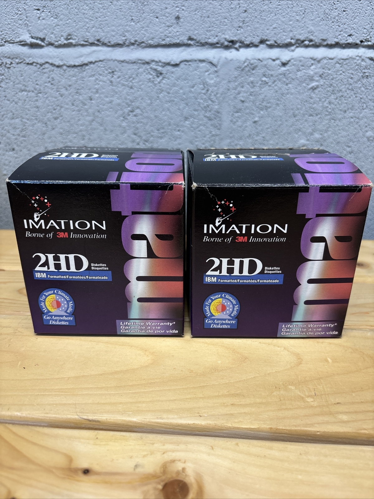 Imation 2HD 3.5" Inch Floppy Diskettes Lot Of 43 Discs 3M