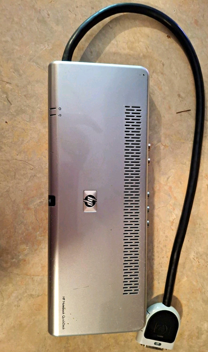 HP Notebook QuickDock Docking Station ES631AA#ABA w/ Cable VGA RJ-45 USB