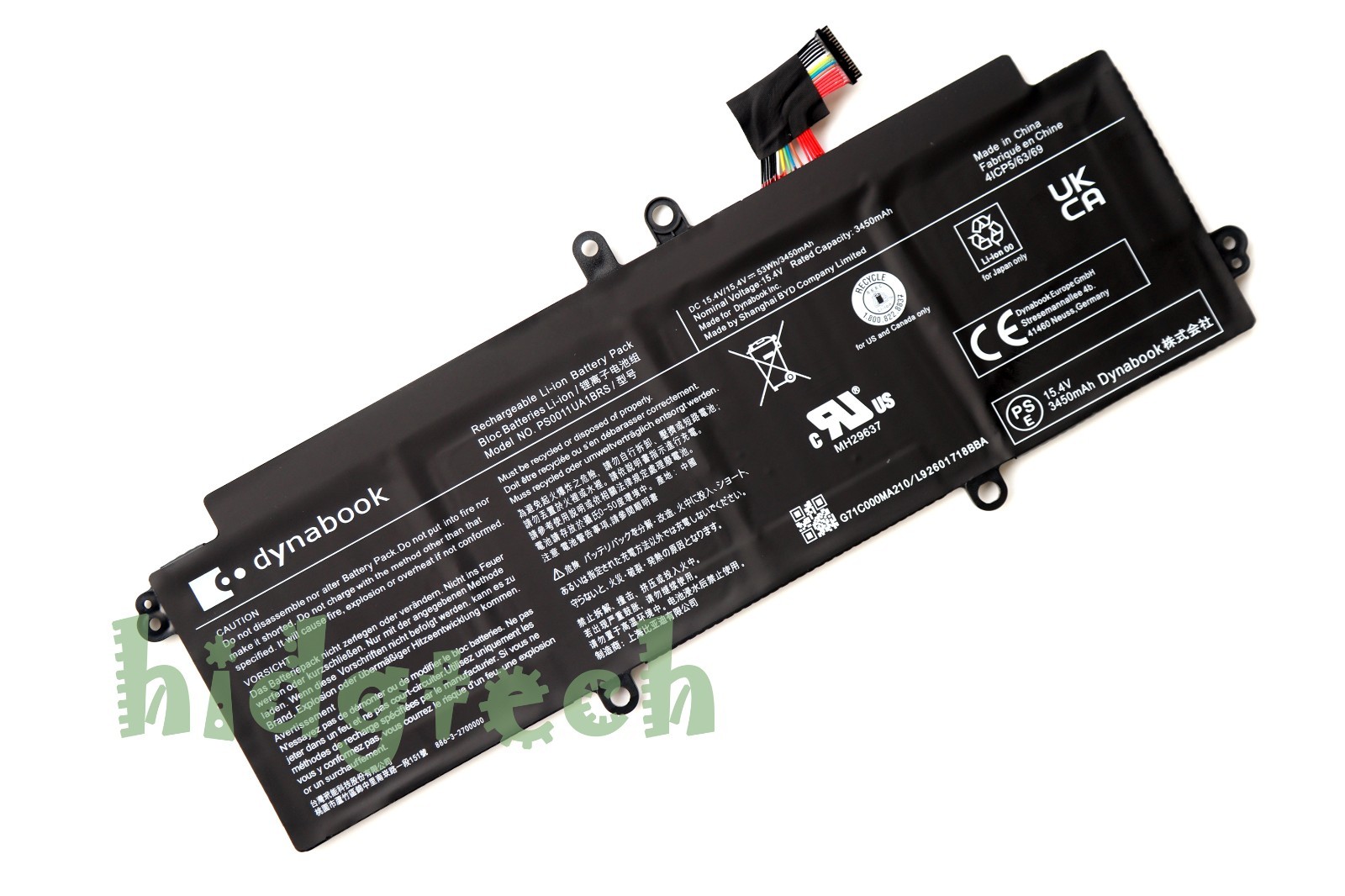 Genuine PS0011UA1BRS Battery for Toshiba Dynabook Portege X30L-J PCR10A-009003