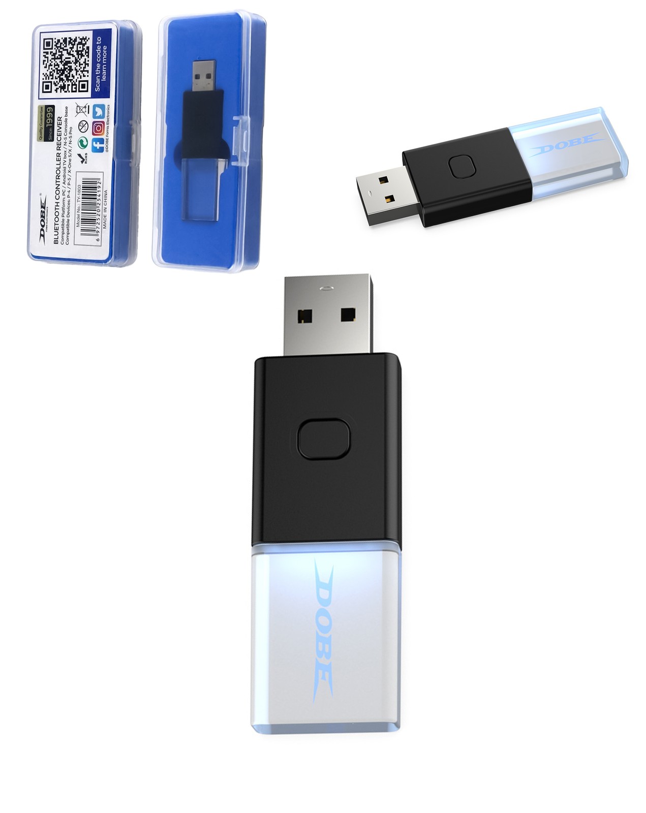 Dobe Bluetooth Receiver for PlayStation 5  PC  Laptop G1N