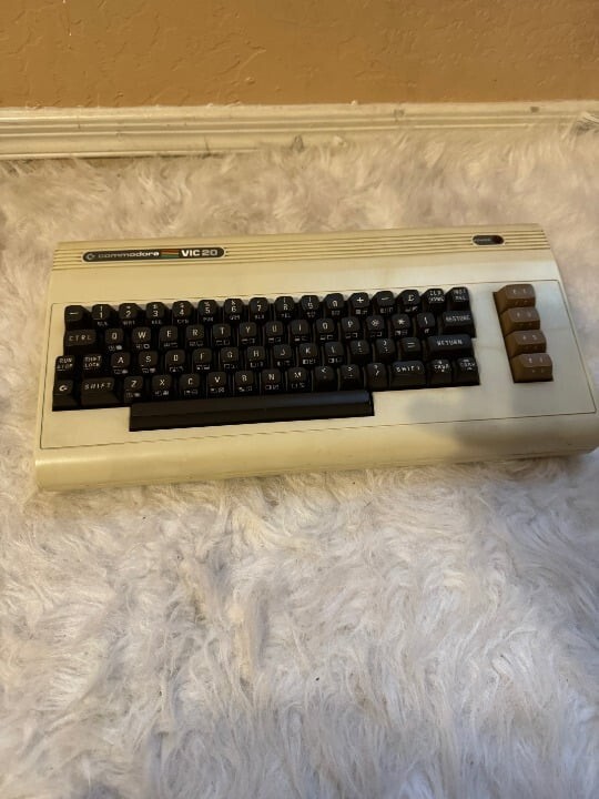 Vintage ‘80s Original Commodore Vic 20 Computer Keyboard  No Power Brick