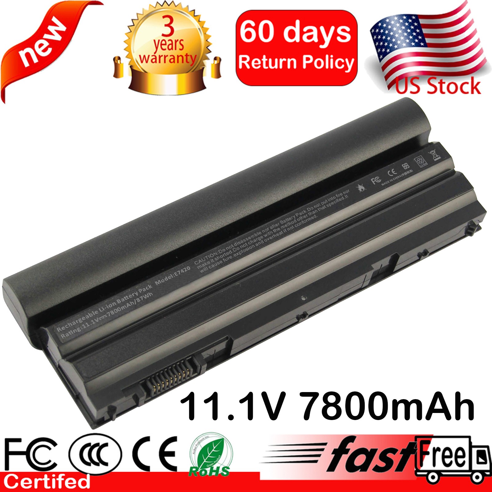 9Cell Battery For Dell Latitude E6440 E6430 T54FJ E6420 E6520 E6530 E5430 E5420