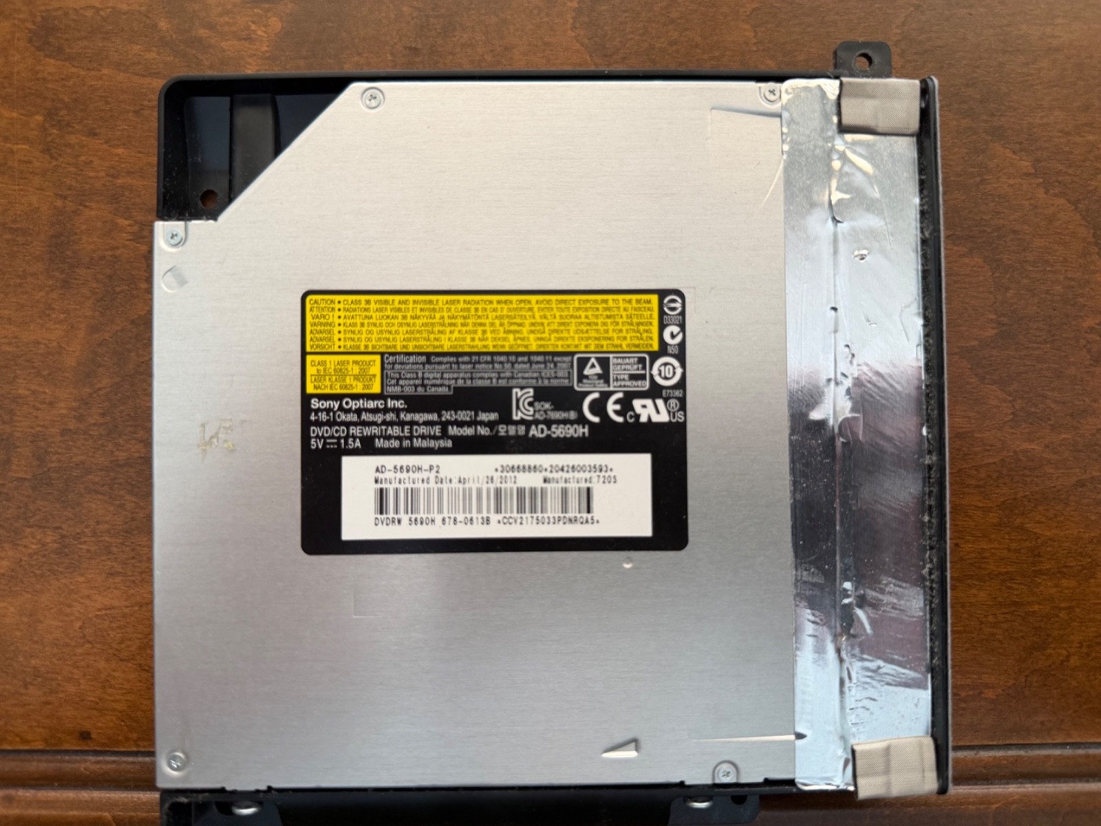 Internal CD DVD SUPERDRIVE for IMAC 21.5" 27" AD-5690H