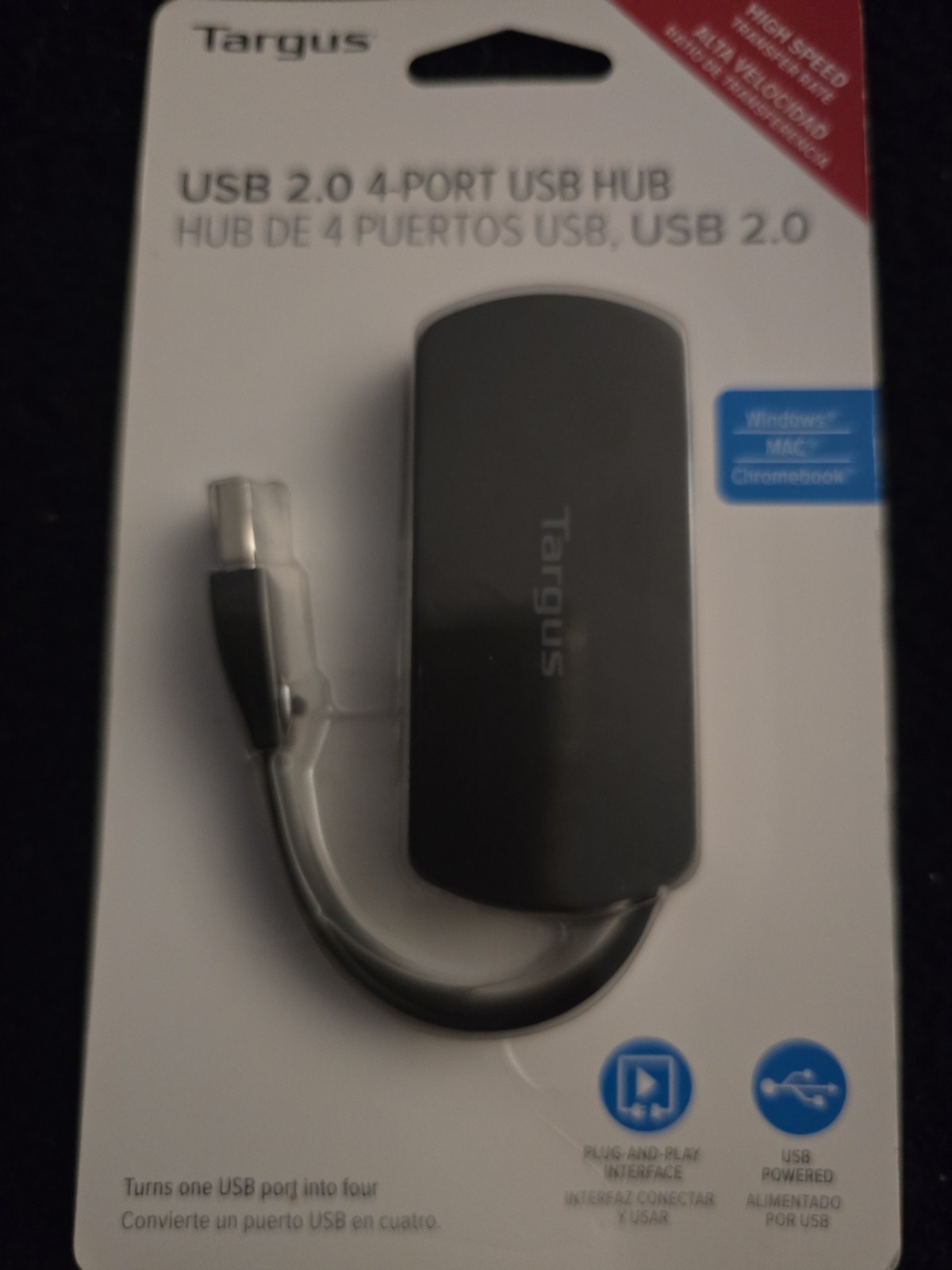 Targus 4-port Basic Hub ACH114US