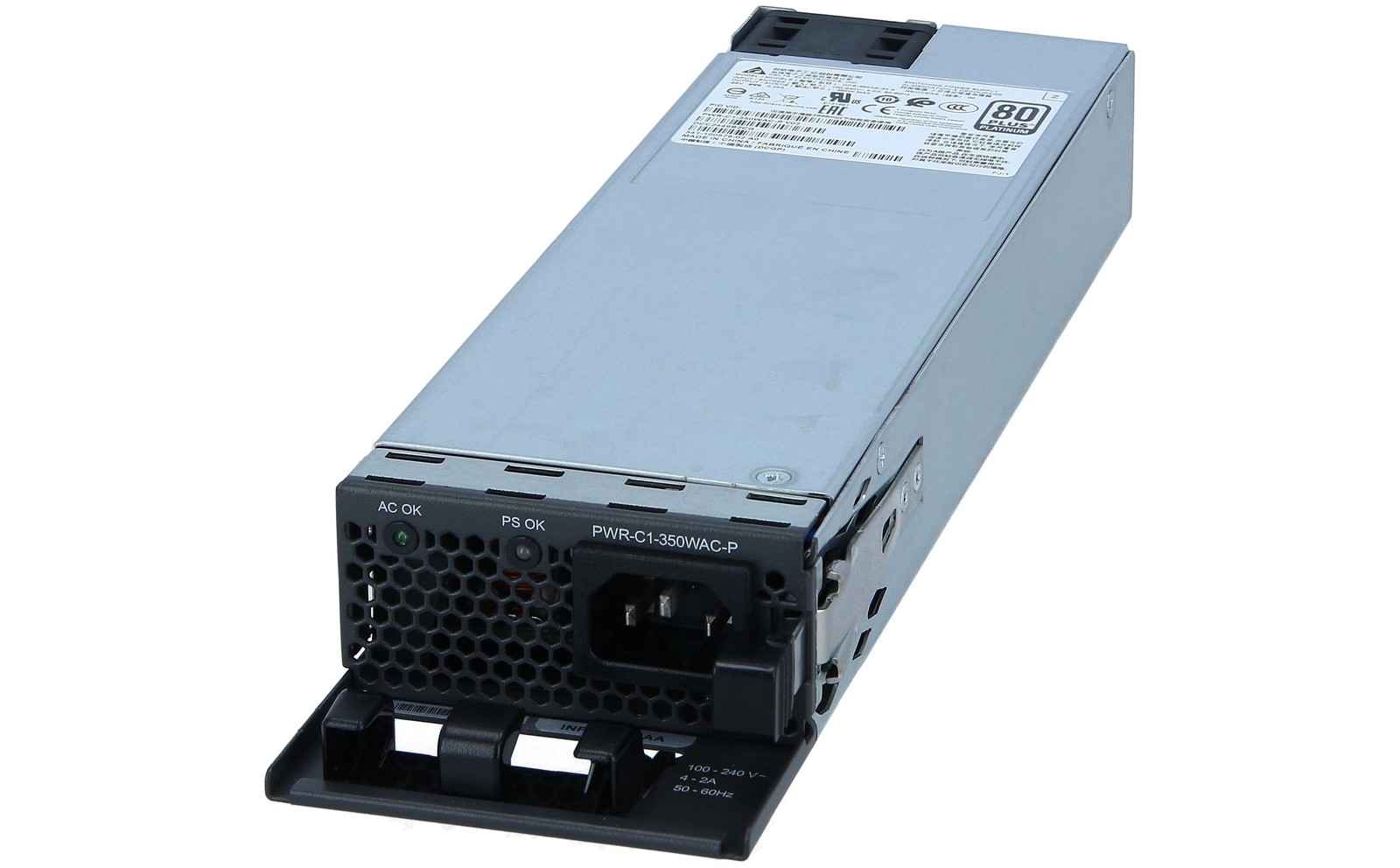Cisco PWR-C1-350WAC-P 350 Watt Platinum Power Supply, 1 Year Warranty