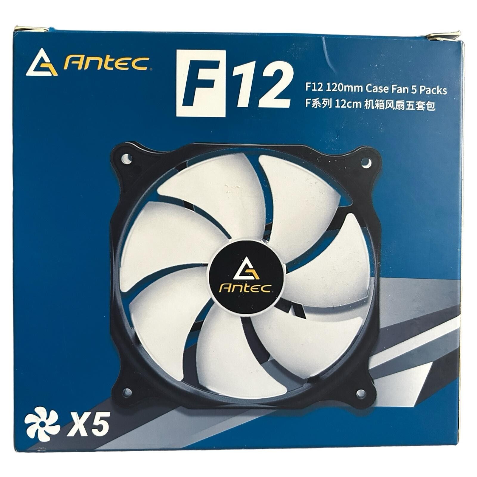 Antec F12 120mm PC Case Fan - 5 Pack | Brand New