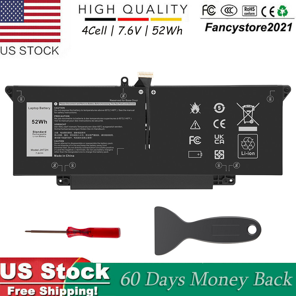 LOT JHT2H Battery For Dell Latitude 7310 7410 Series P34S P34S001 4V5X2 07CXN6