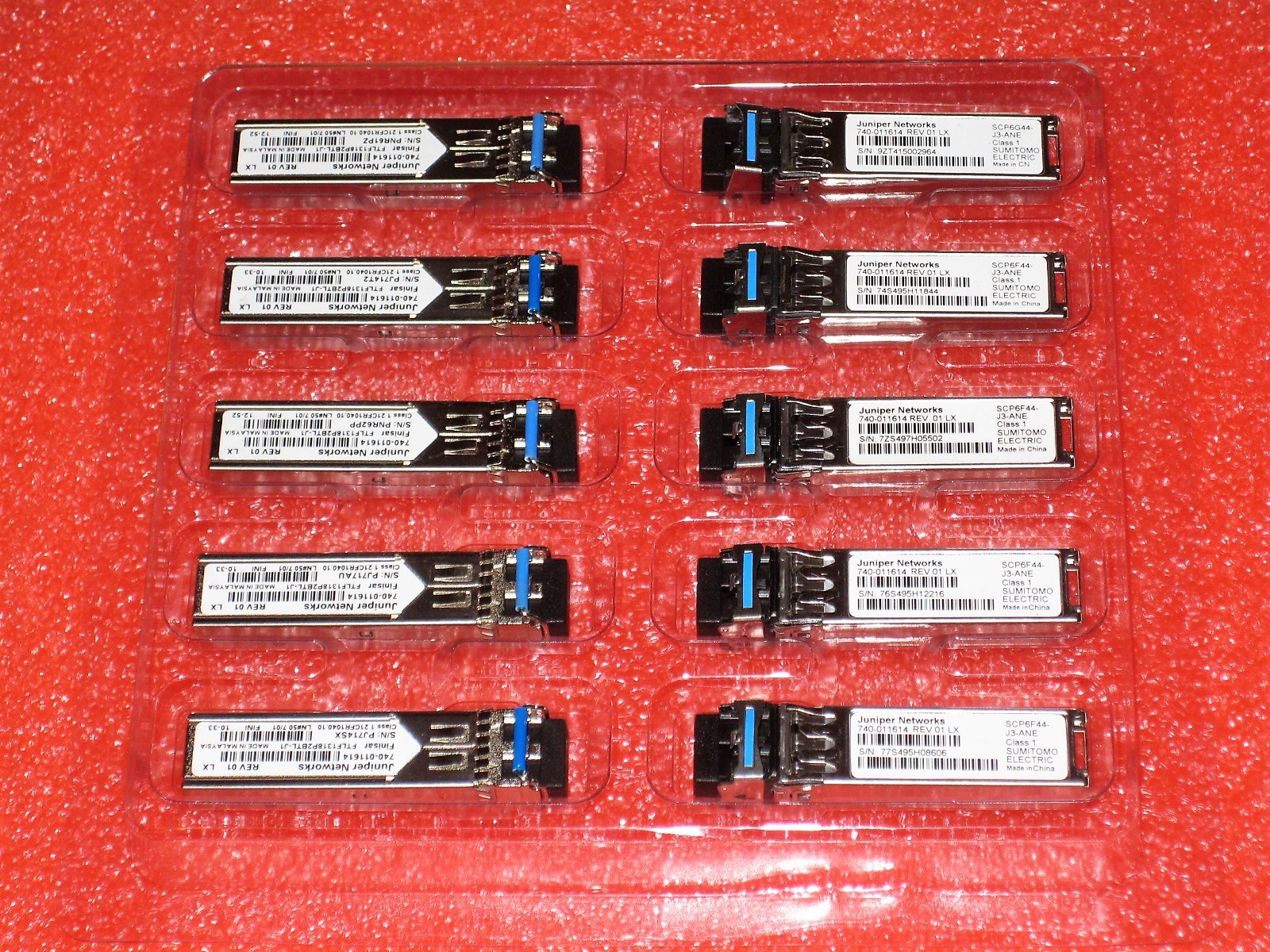 Juniper Neworks EX-SFP-1GE-LX 1000Base-LX EX4200 EX3200 740-011614 Optical SFP 