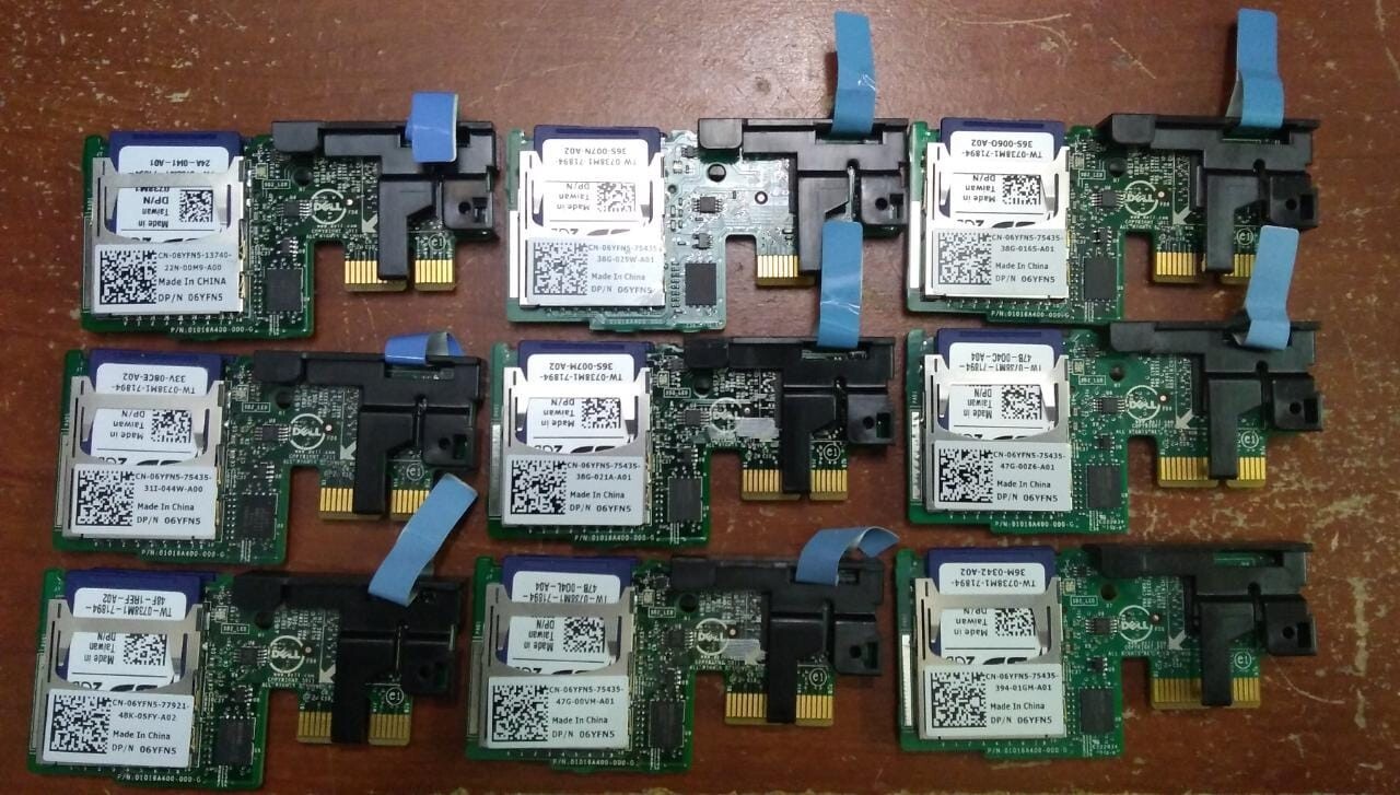 Dell 6YFN5 06YFN5 Dual SD Flash Card Reader Module FOR Dell R620 R720 R520 R420