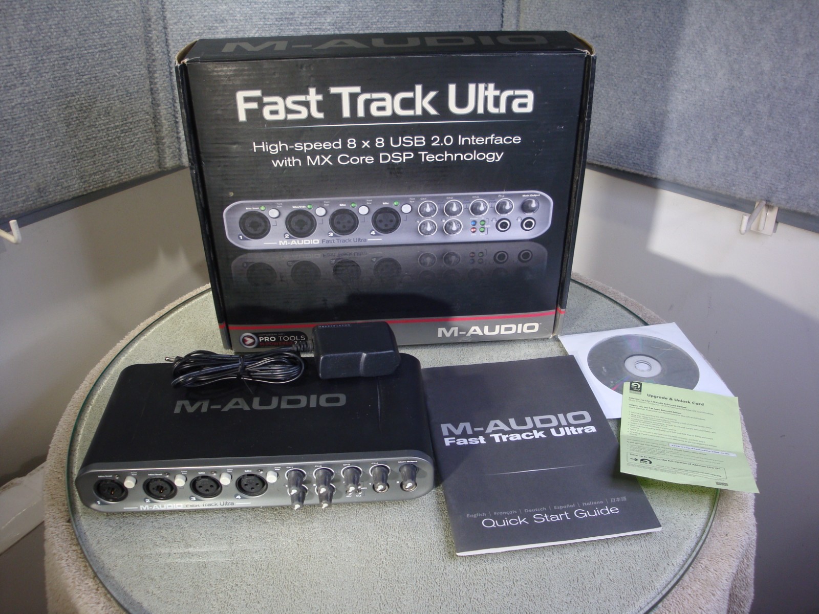M-Audio Fast Track Ultra 8x8 Usb 2.0 W/ Mx Core Dsp Technology ML-03-00384