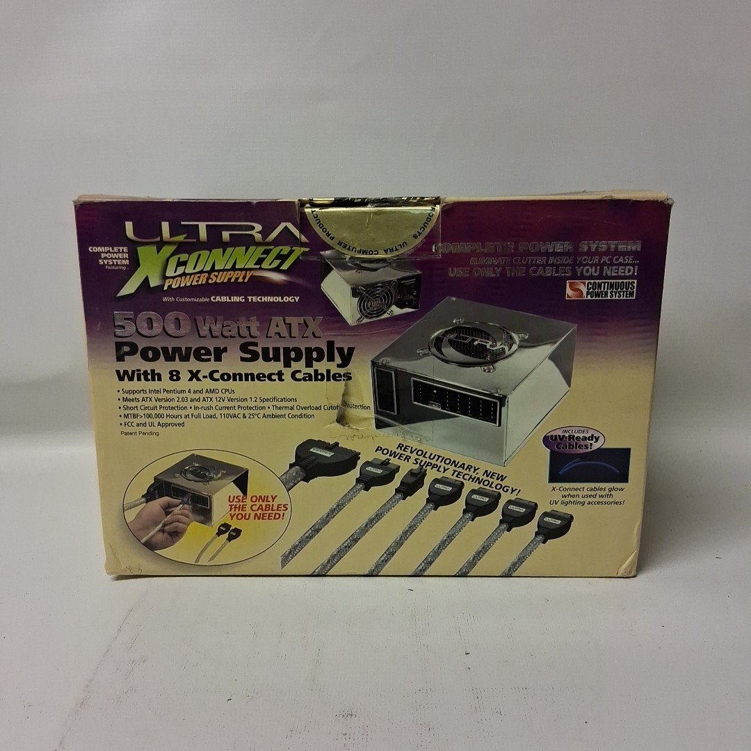 Ultra Xconnect  Modular Power Supply PSU 400W w/ 8 Xconnect Cables - X-ULT400P