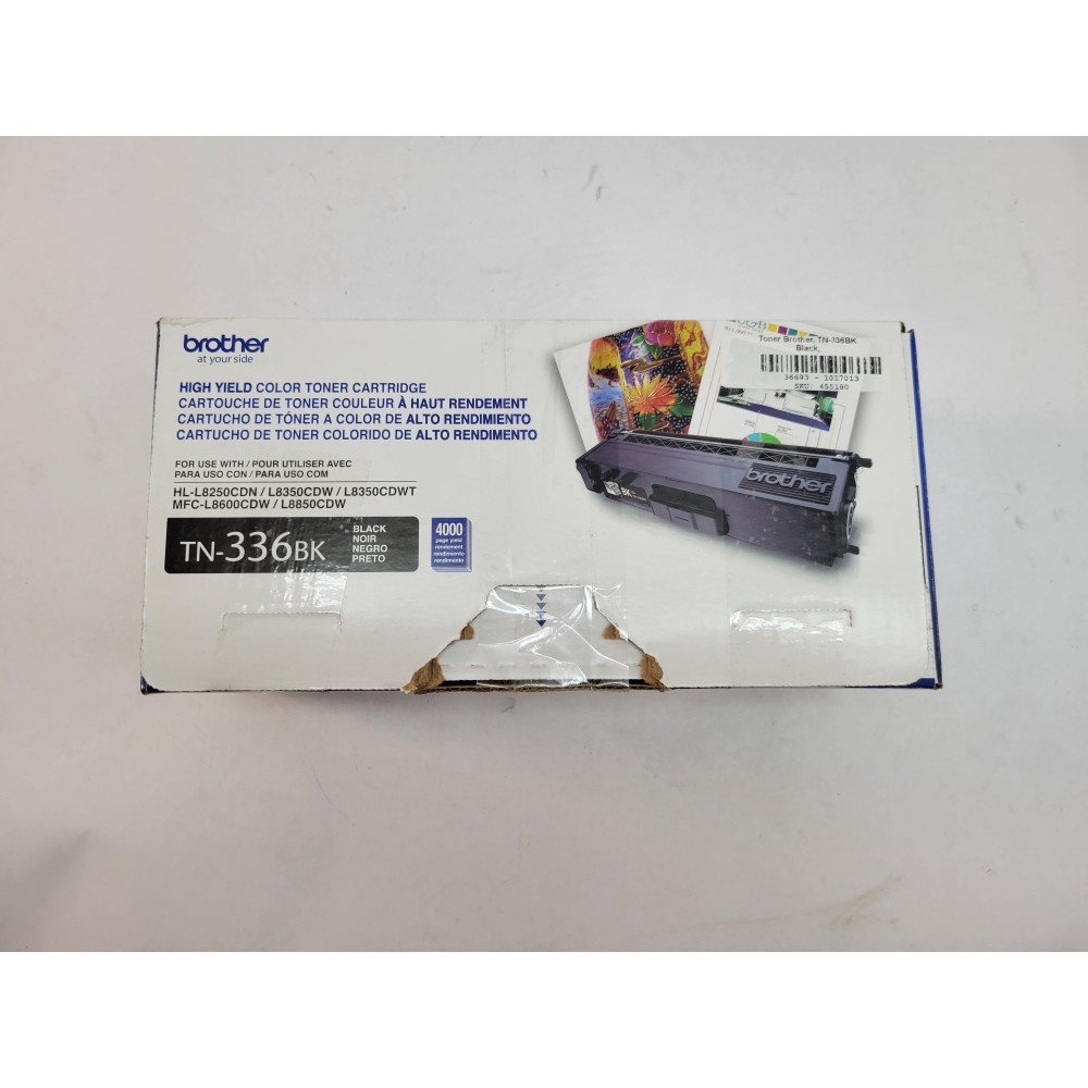 Brother TN-336BK Toner Cartridge - Black - New in Box