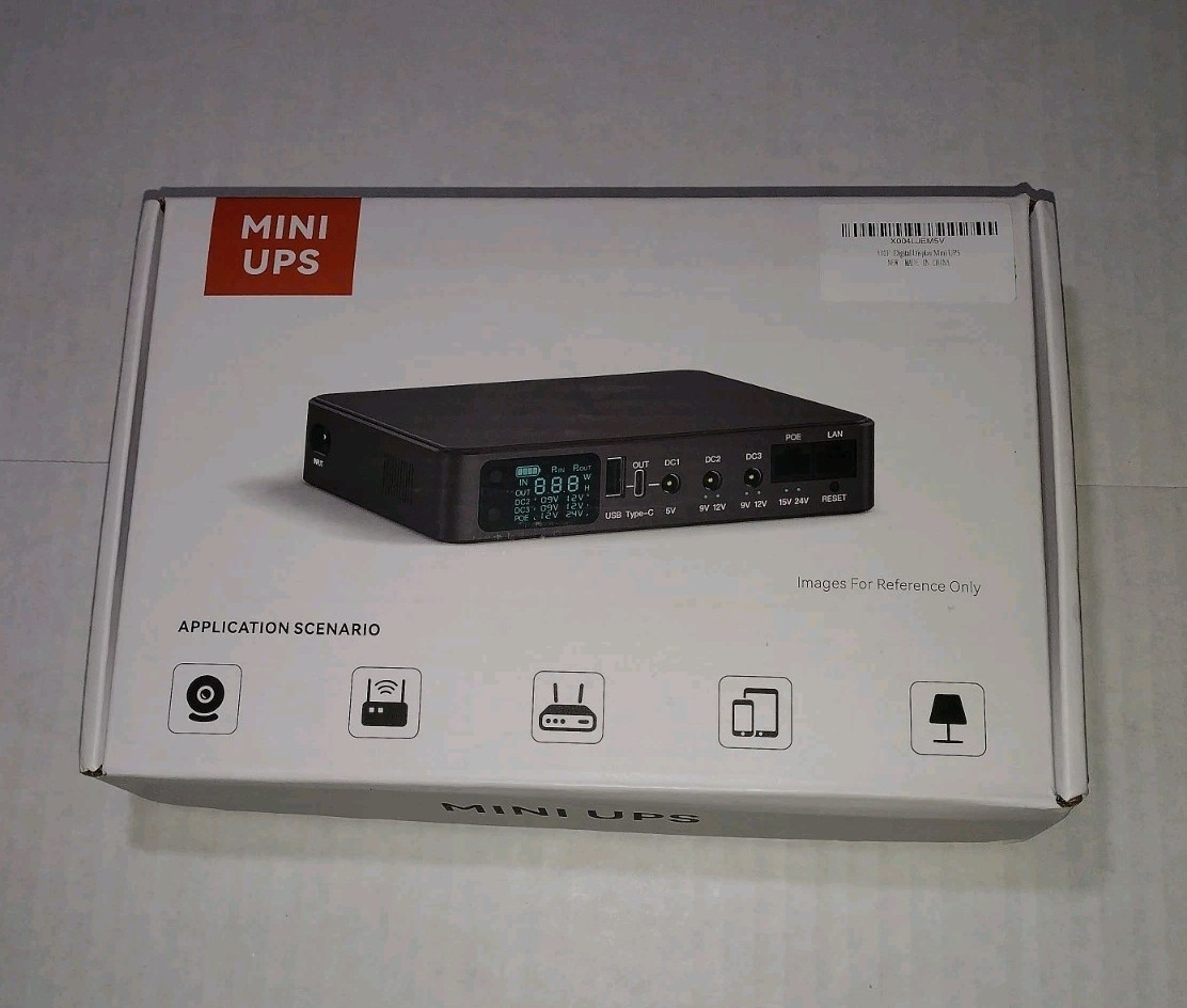  Mini UPS, 10400mAh Uninterruptible Power Supply with DC Output model:AD2P