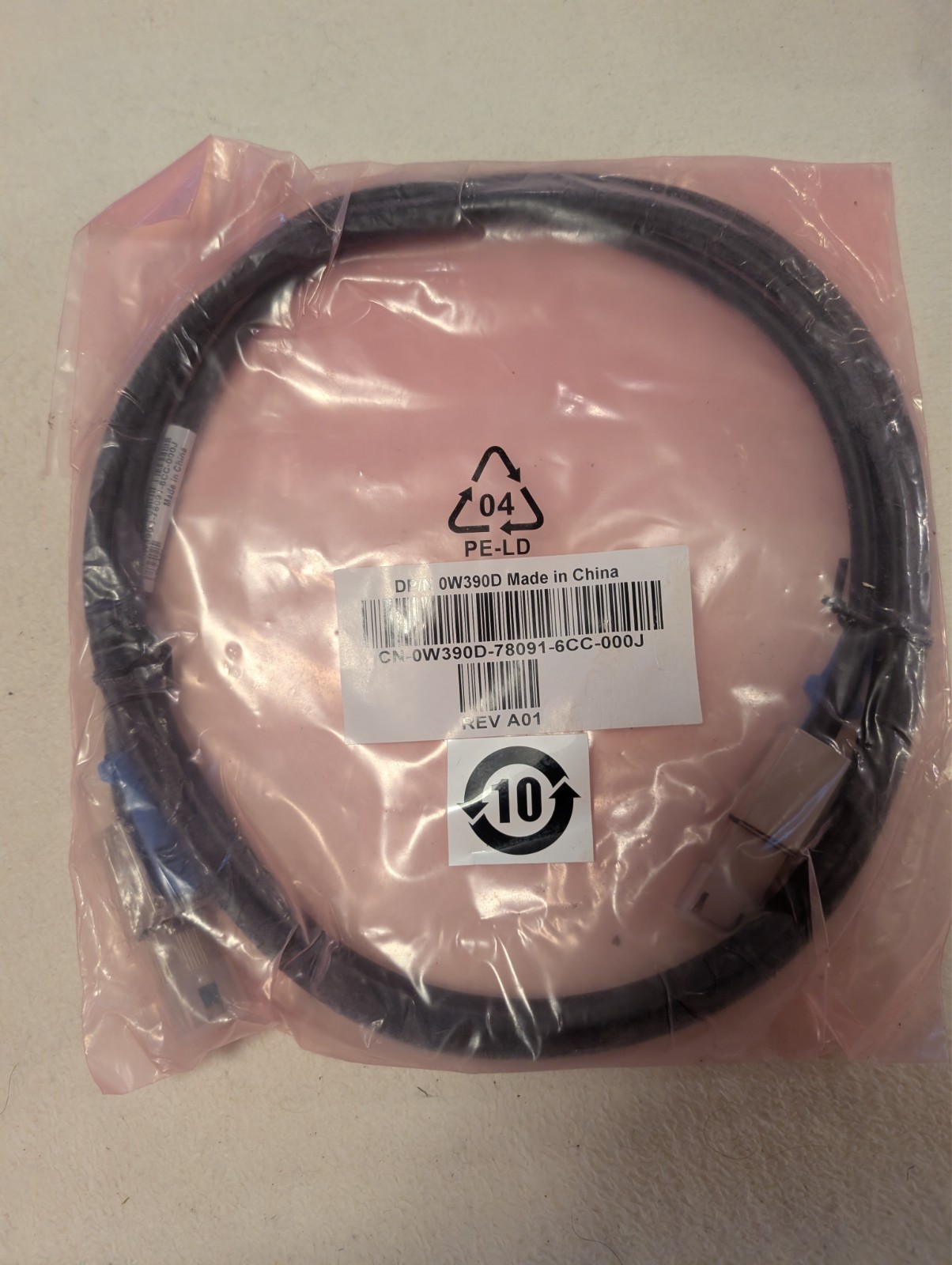 New Dell PowerVault MD1200 MD1220 MD3200 External Mini SAS Cable W390D 2m 6Ft