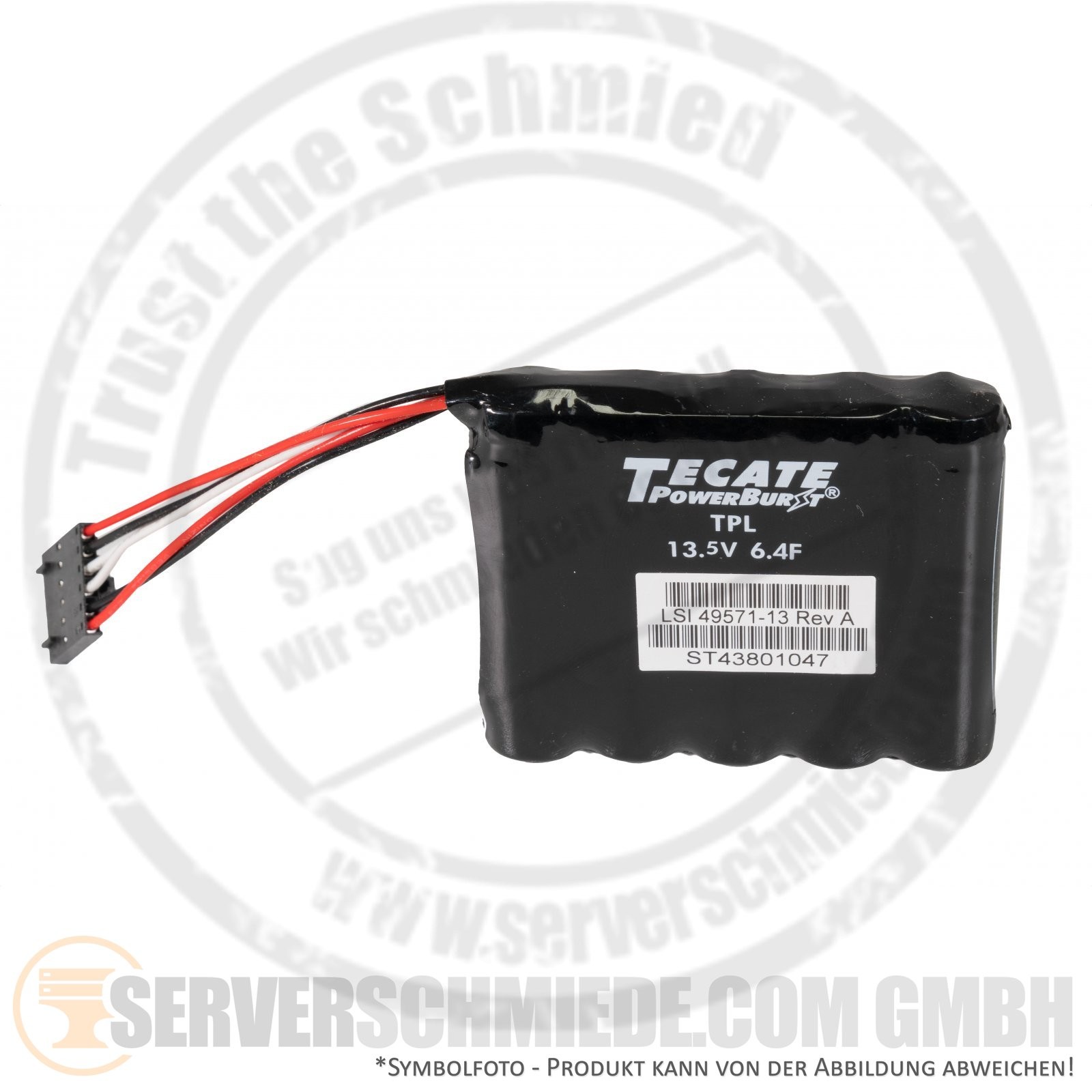 LSI ServeRAID SuperCap Capacitor Raid Cache BBU TFM 49571-13 TPL 13.5V 6.4F