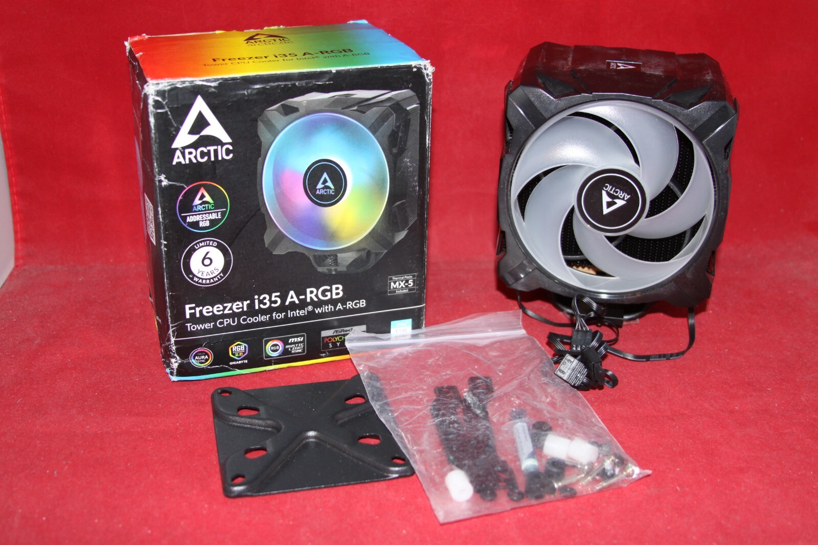 CPU cooler for Socket 1200, 1700 (Intel), Arctic Freezer i35 A-RGB Single Tower