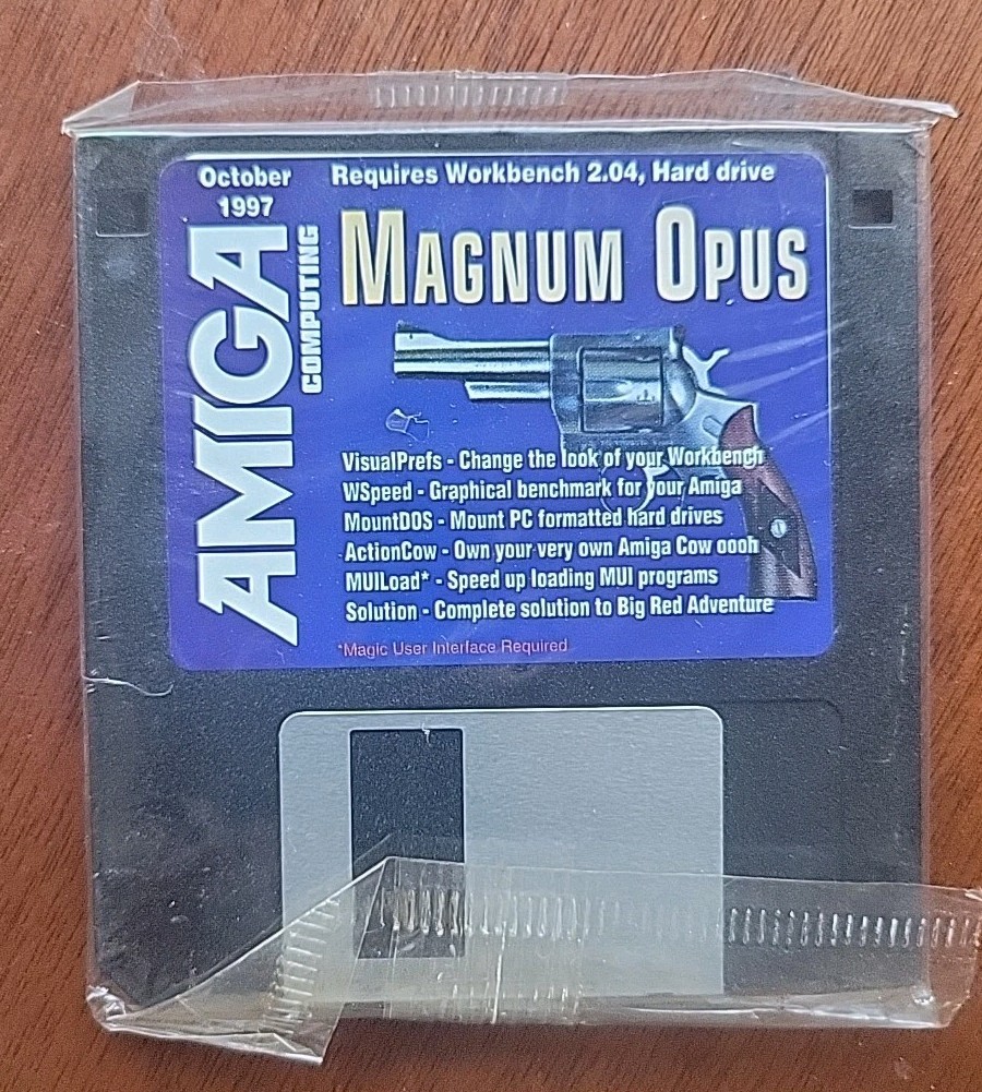 Magnum Opus Computing Cover Disk Oct 1997 Rare Sealed New AMIGA COMMODORE 