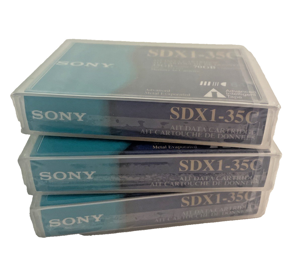 Sony SDX1-35C 35GB/70GB AIT-1 8MM 230M Tape Data Cartridge LOT 3 NEW