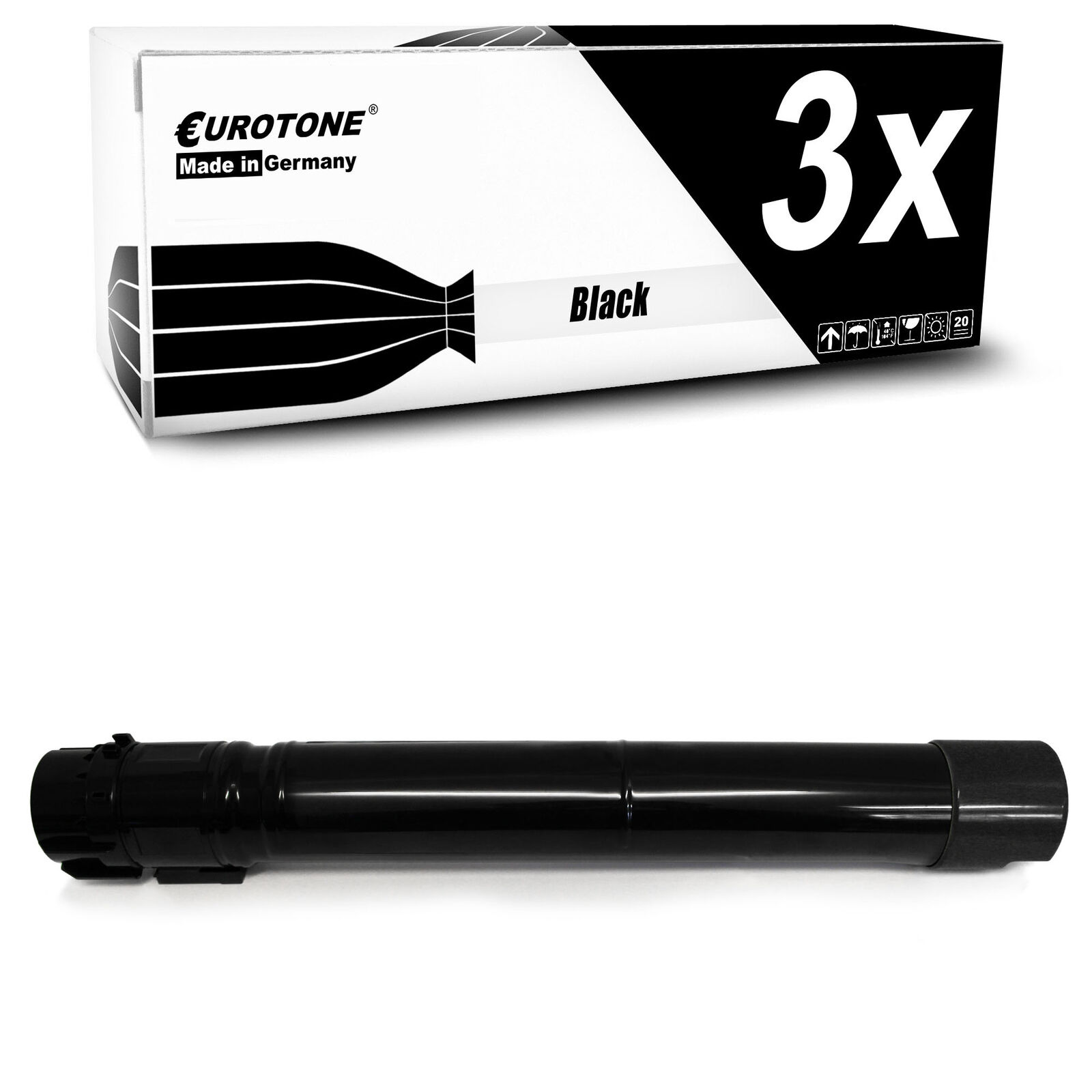 3x Cartridge Black for Lexmark
