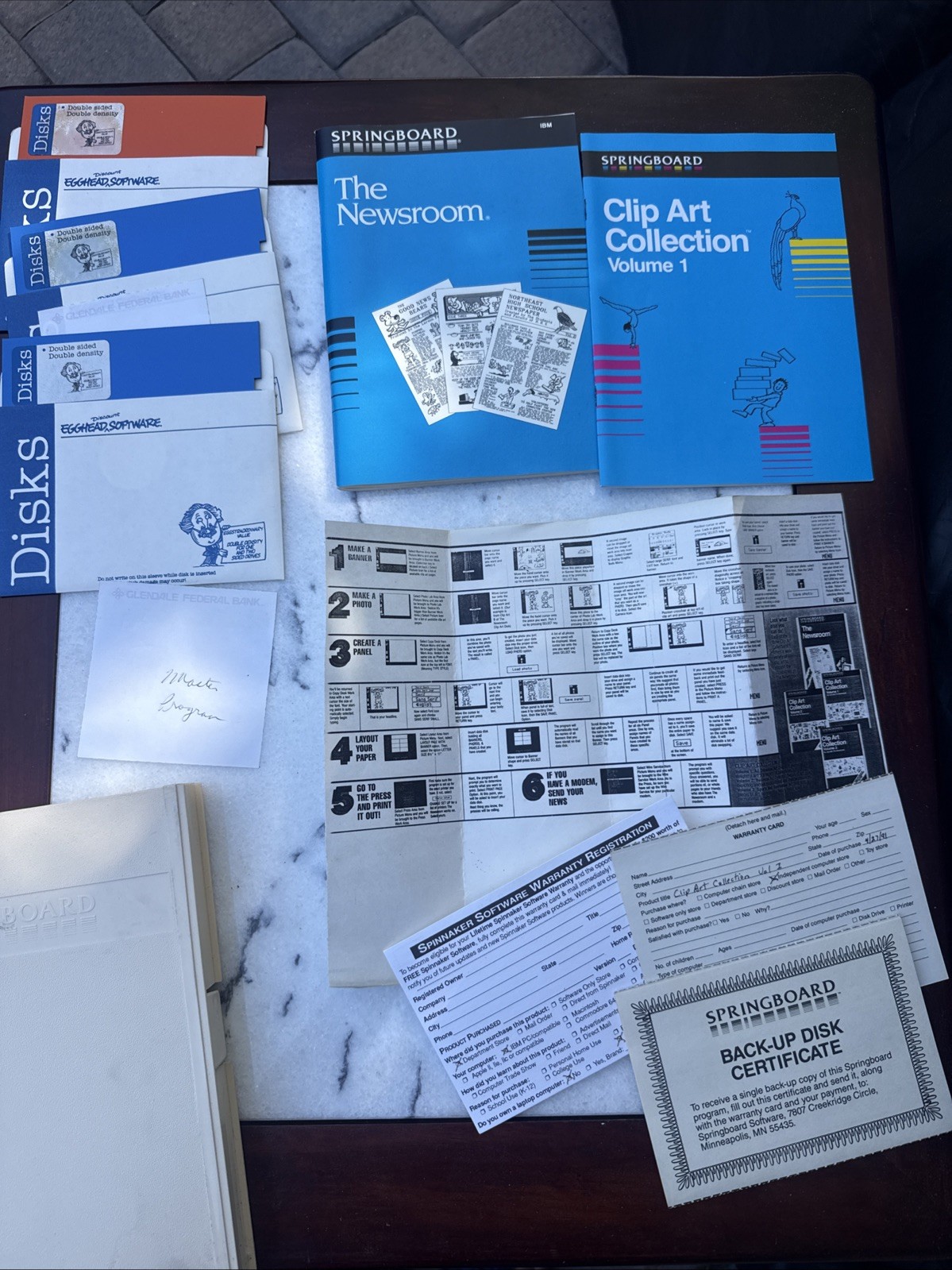 Vintage Springboard The Newsroom & Clip Art Collection Vol 1 - 5.25"